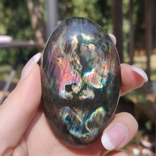 Labradorite Palm Stone (#270) - Simply Affinity