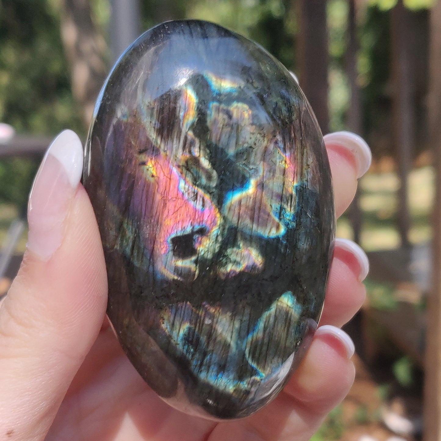 Labradorite Palm Stone (#270) - Simply Affinity