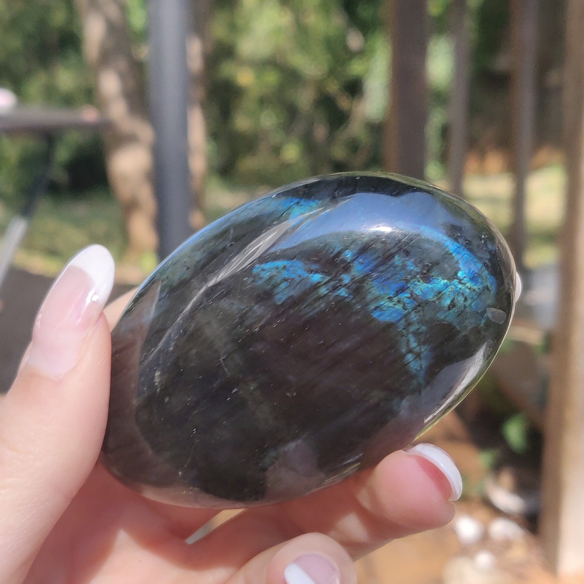 Labradorite Palm Stone (#270) - Simply Affinity