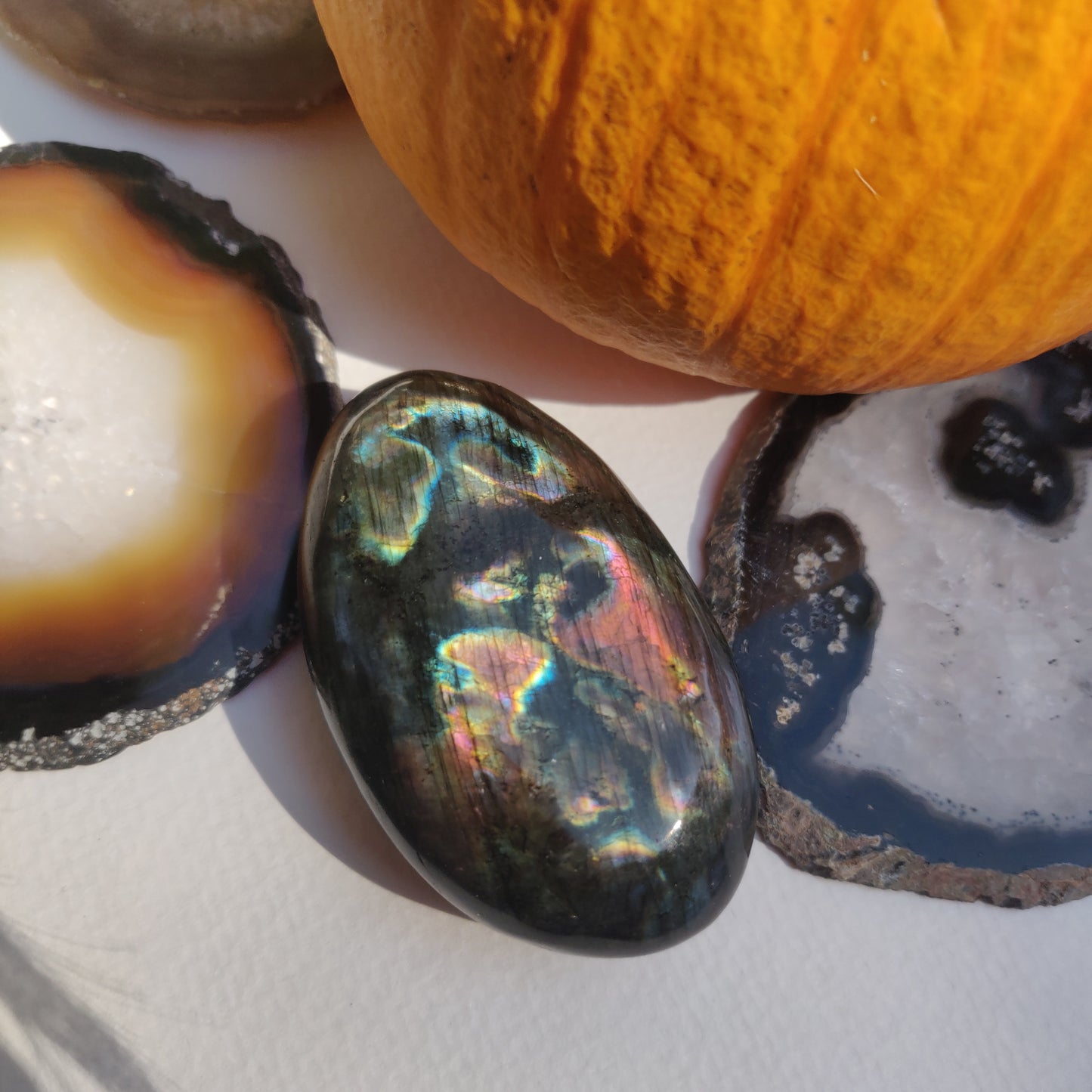 Labradorite Palm Stone (#270) - Simply Affinity
