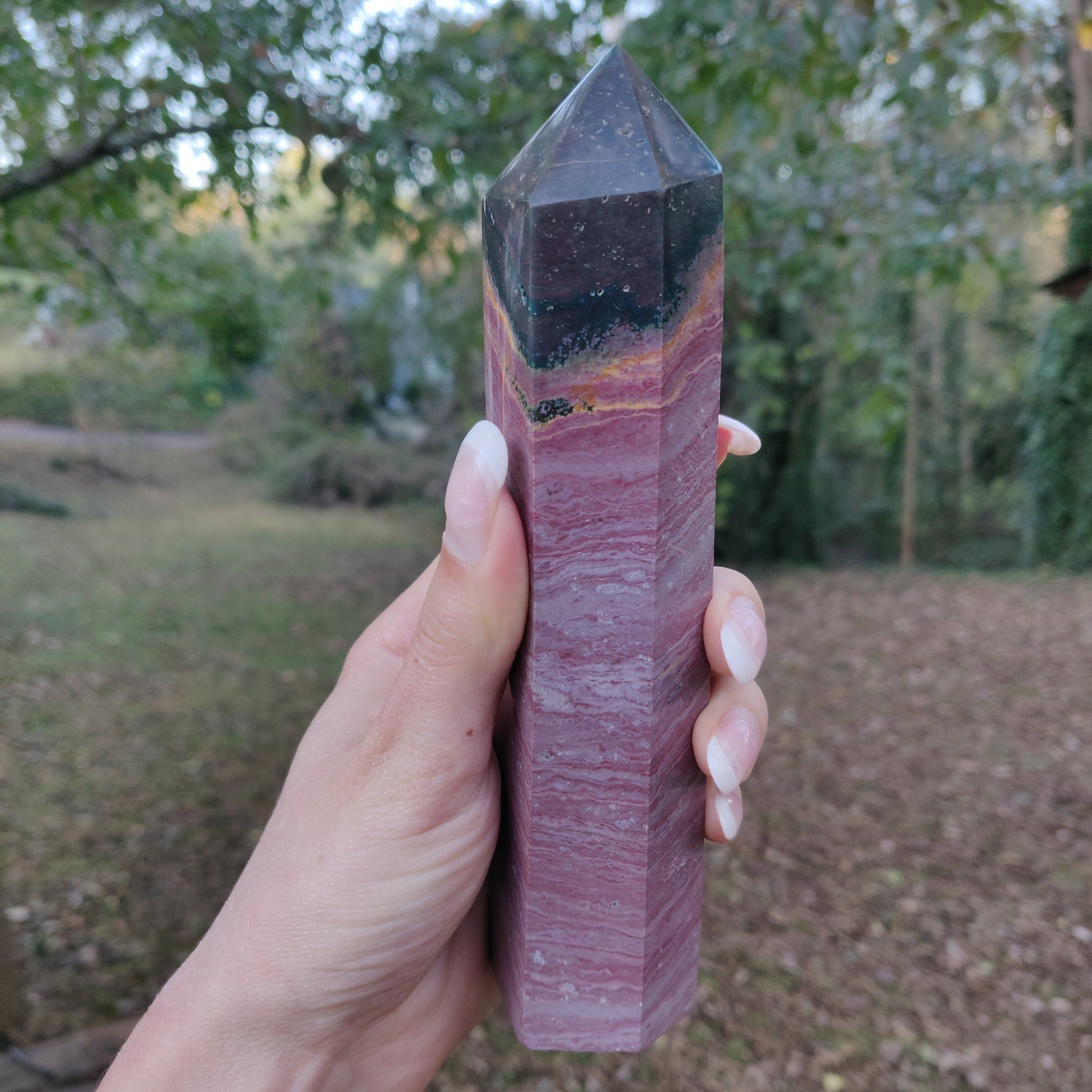 Rainbow Spirit Jasper Tower (#6) - Simply Affinity