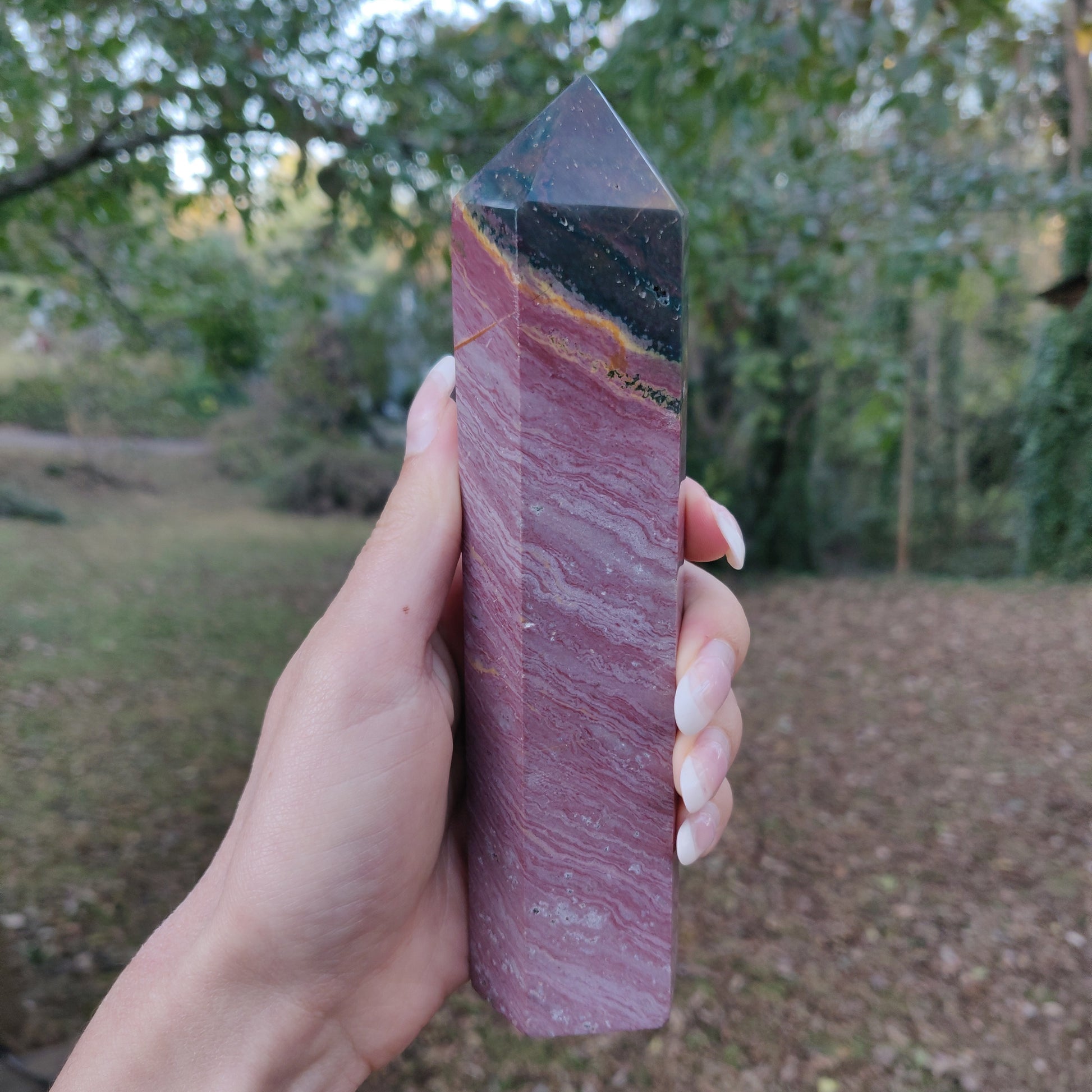 Rainbow Spirit Jasper Tower (#6) - Simply Affinity