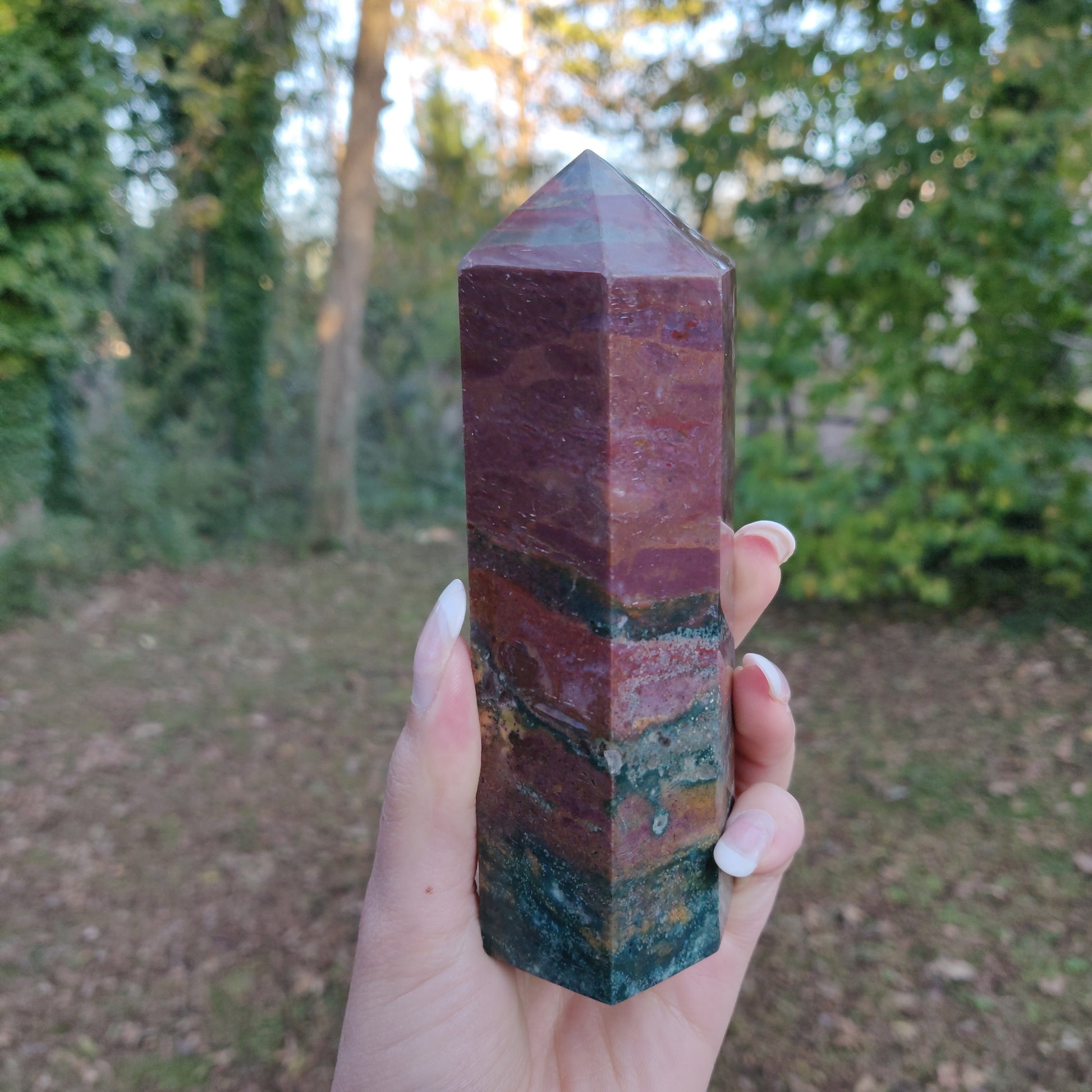 Rainbow Spirit Jasper Tower (#4) - Simply Affinity