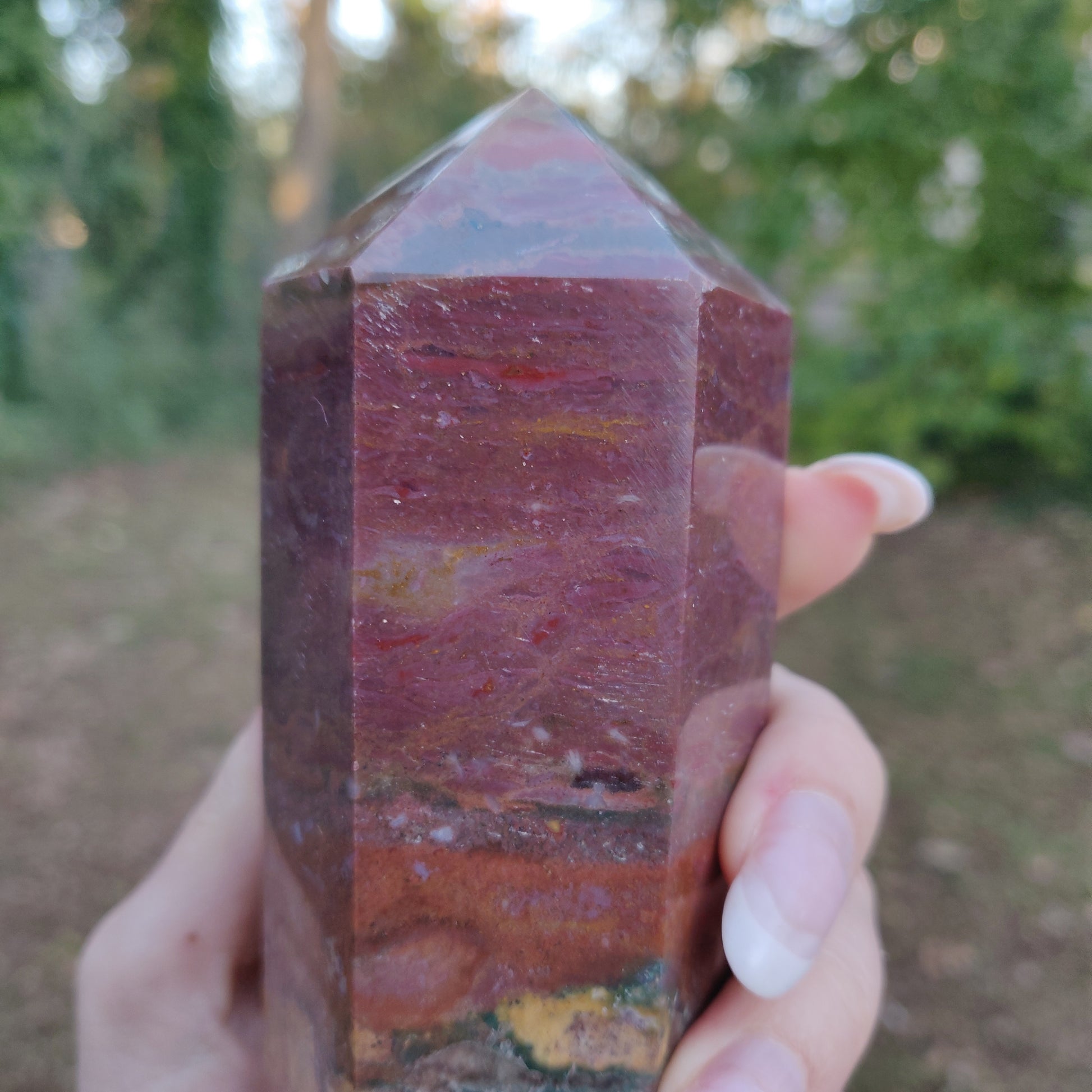 Rainbow Spirit Jasper Tower (#4) - Simply Affinity