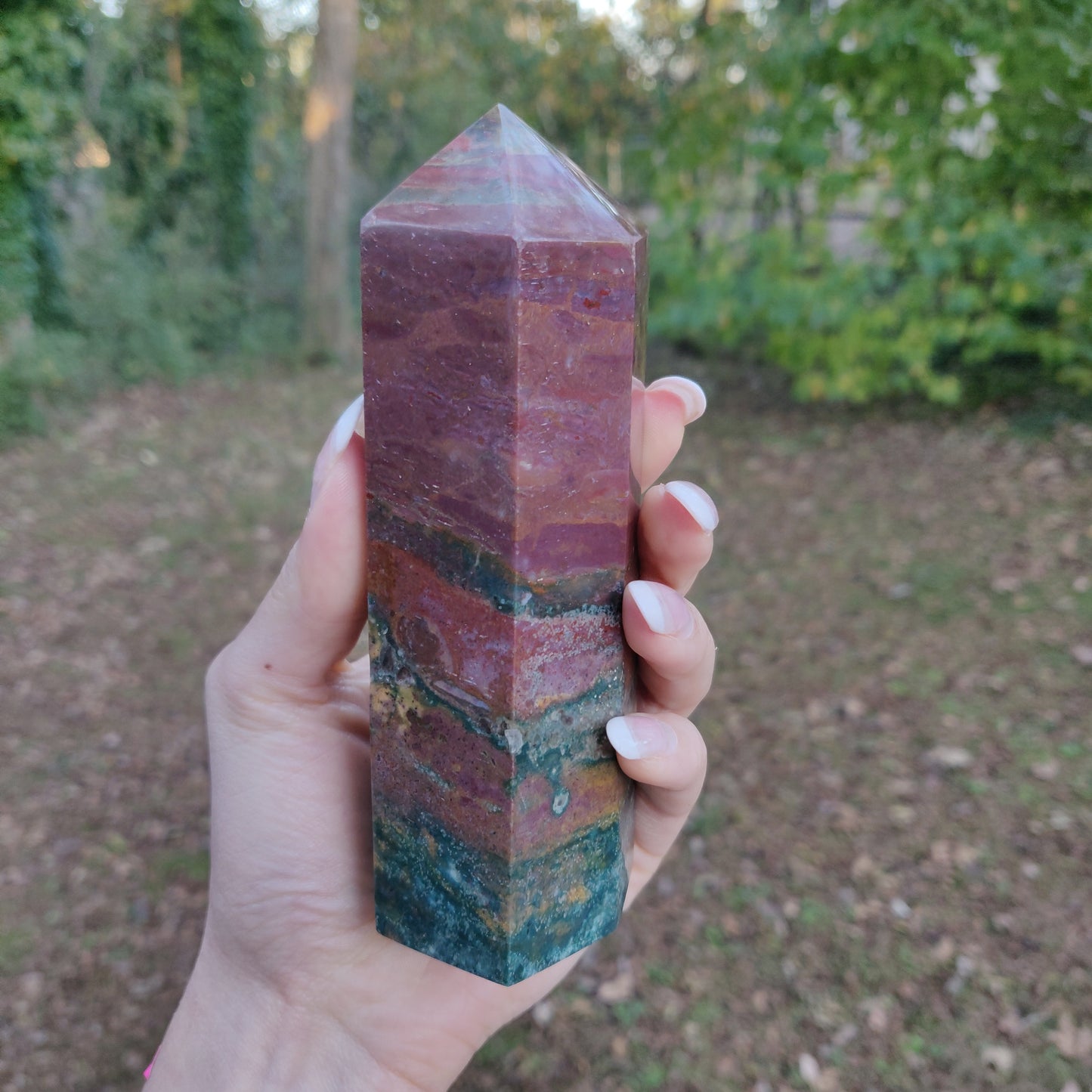 Rainbow Spirit Jasper Tower (#4) - Simply Affinity
