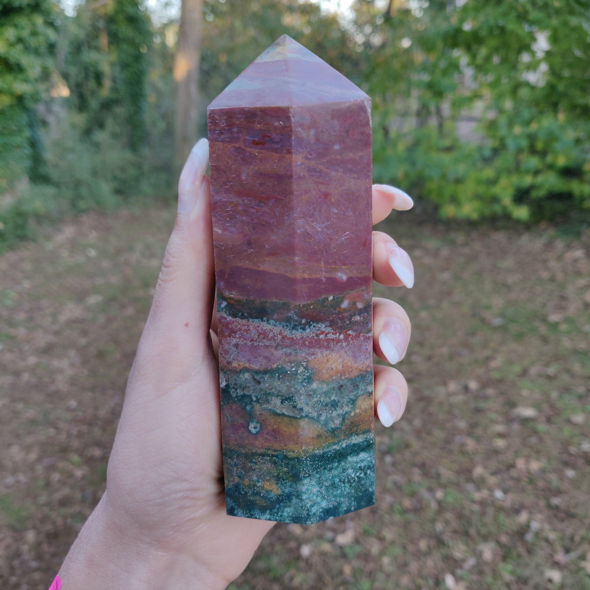 Rainbow Spirit Jasper Tower (#4) - Simply Affinity