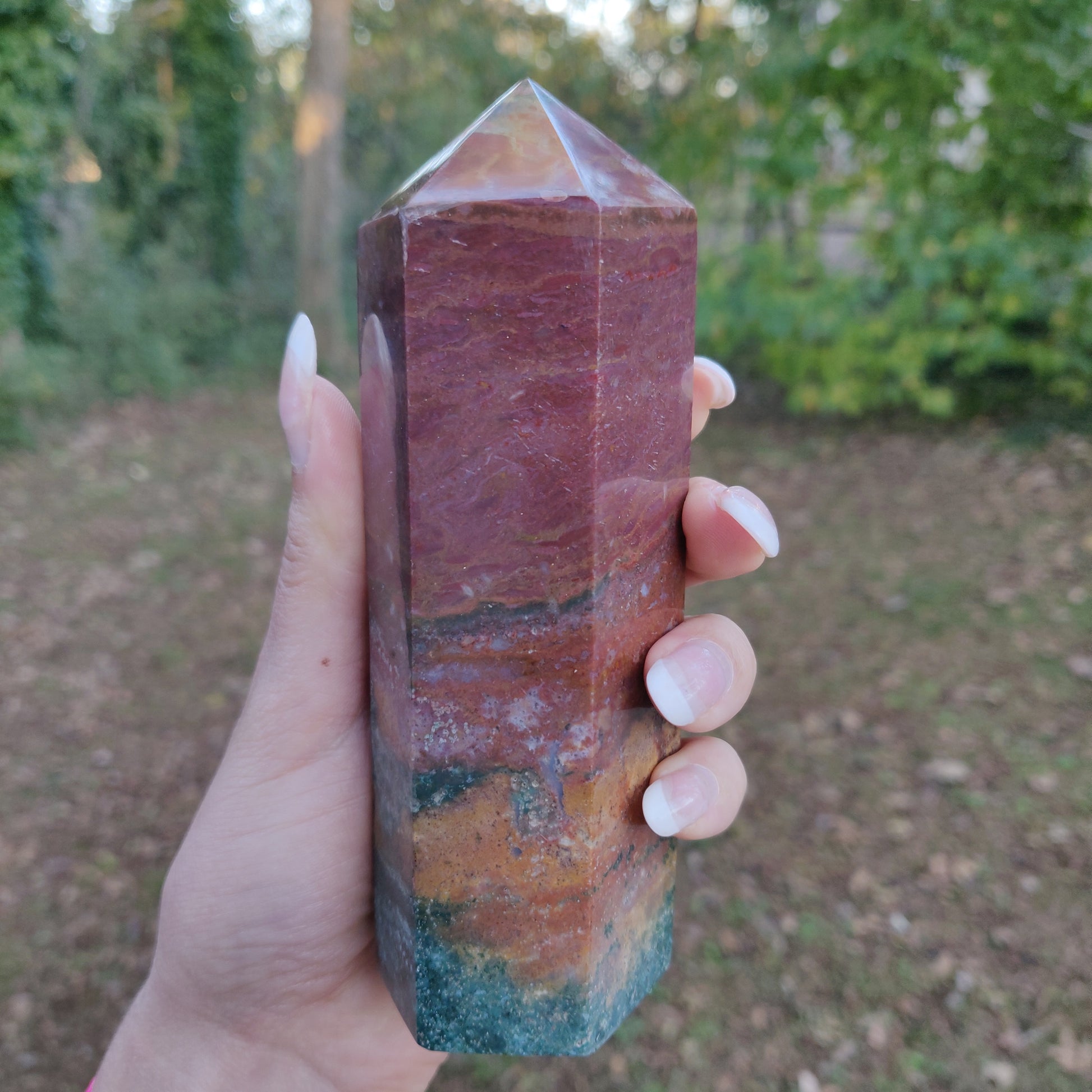 Rainbow Spirit Jasper Tower (#4) - Simply Affinity