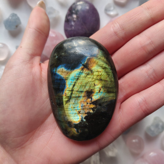 Labradorite Palm Stone (#272) - Simply Affinity