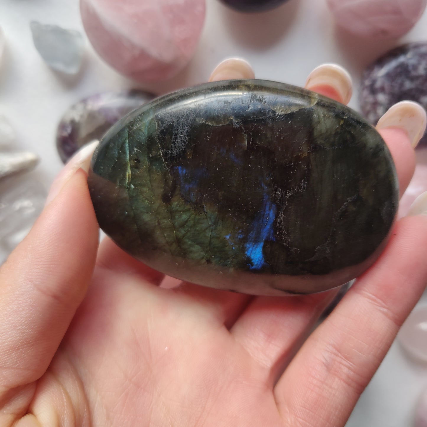Labradorite Palm Stone (#272) - Simply Affinity
