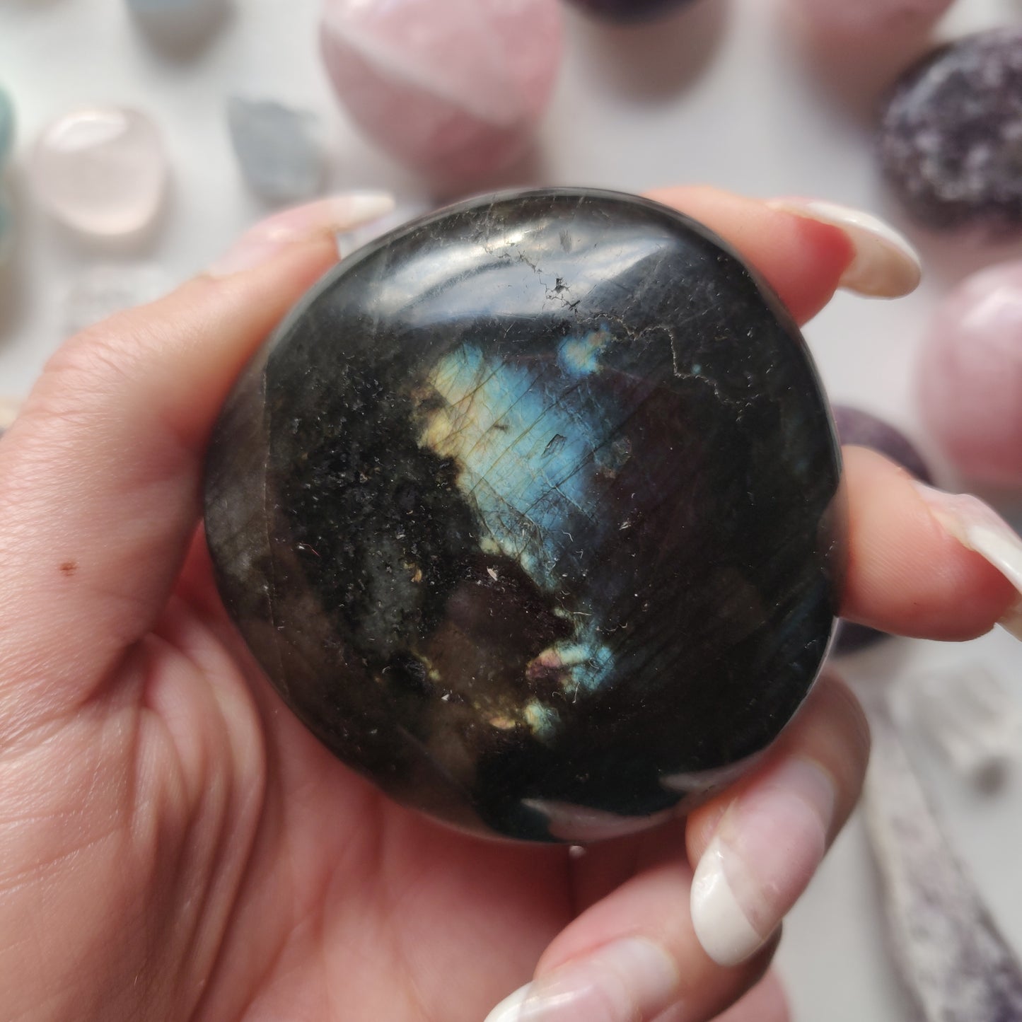 Labradorite Palm Stone (#277) - Simply Affinity