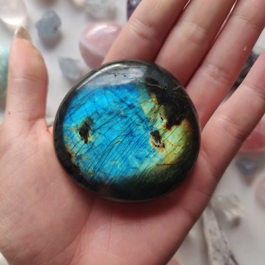 Labradorite Palm Stone (#277) - Simply Affinity