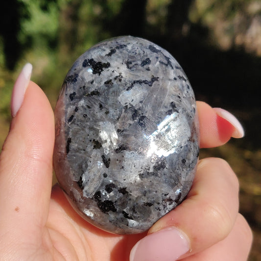 Larvikite Palm Stone (#12) - Simply Affinity