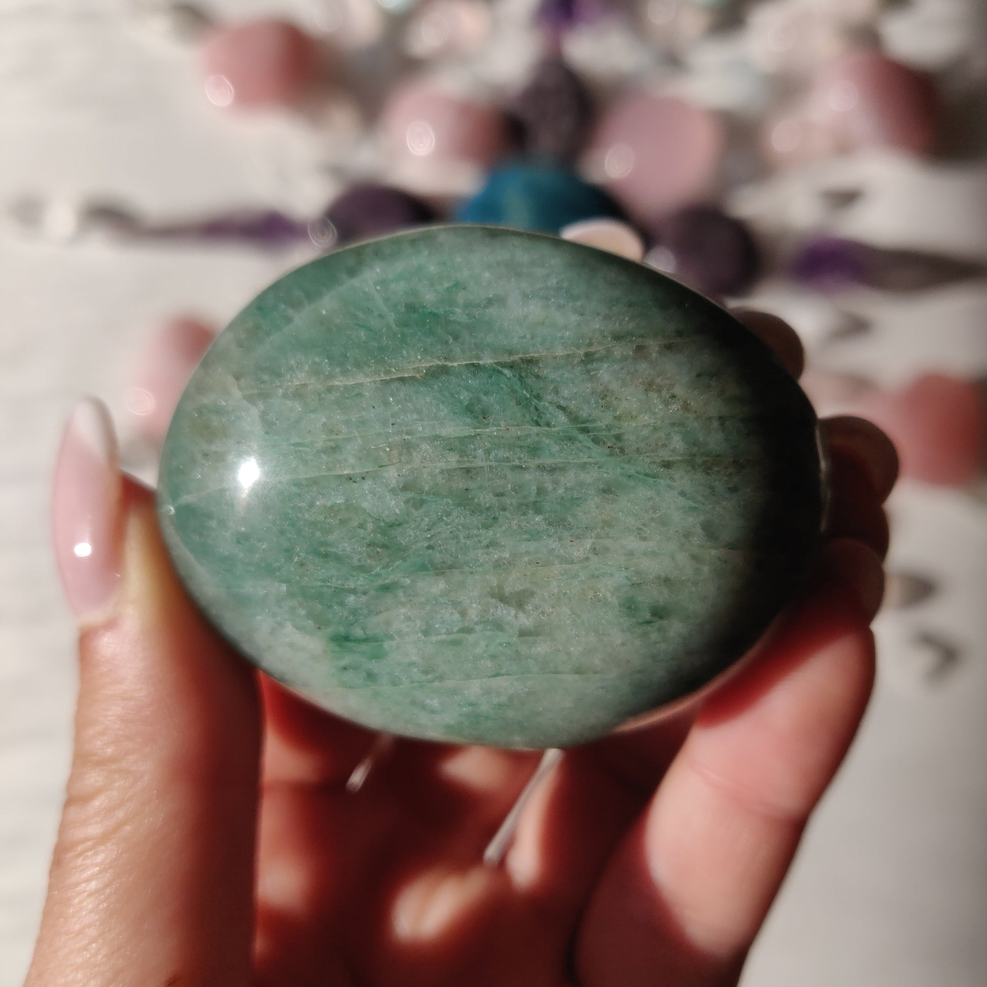 Green Aventurine Palm Stone (#1) - Simply Affinity