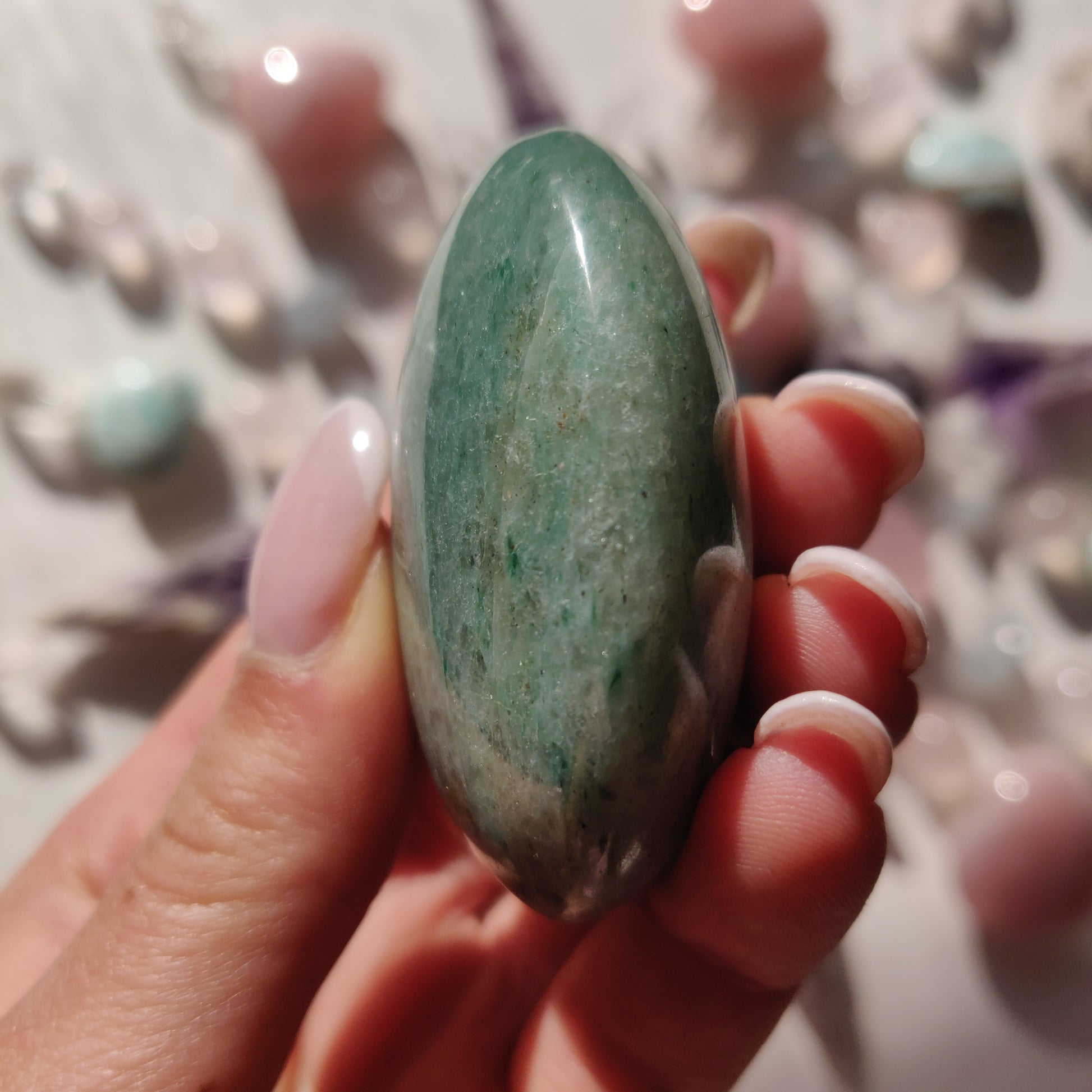 Green Aventurine Palm Stone (#1) - Simply Affinity