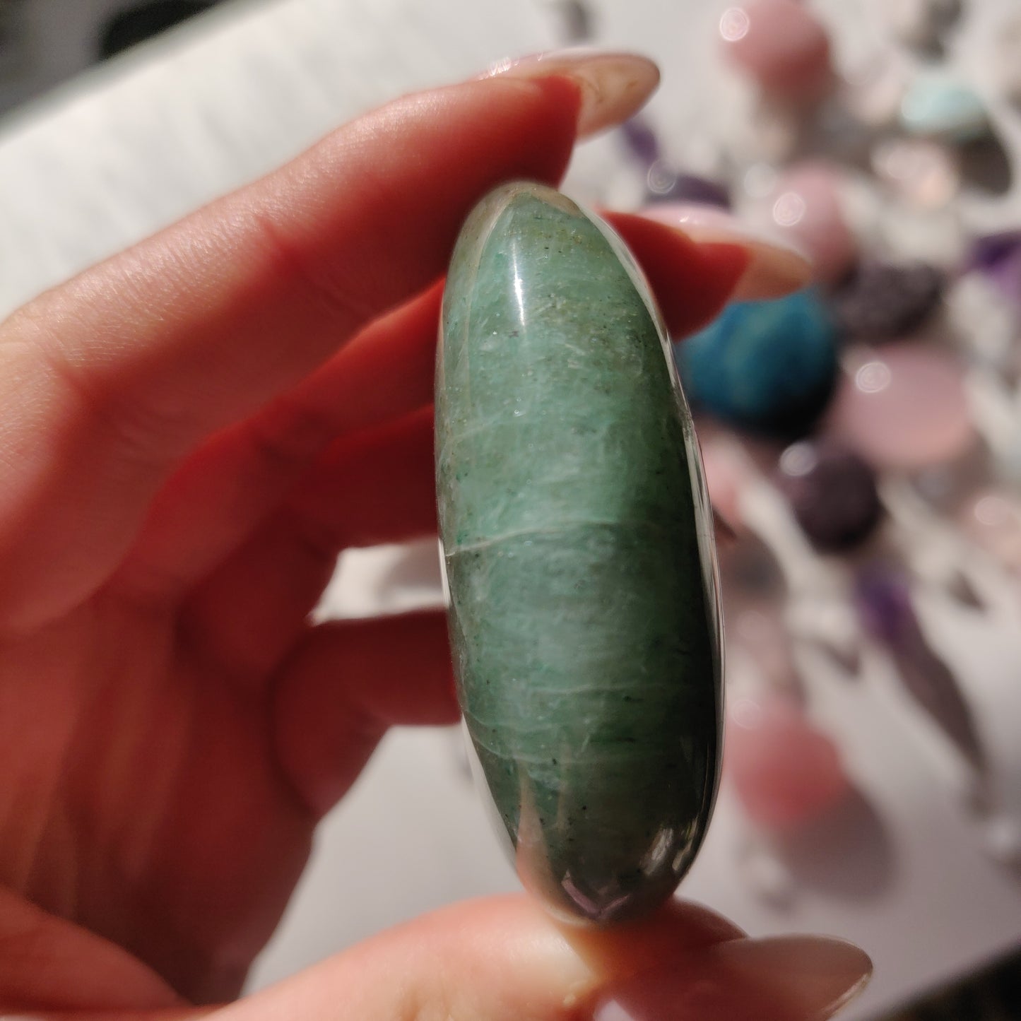 Green Aventurine Palm Stone (#2) - Simply Affinity