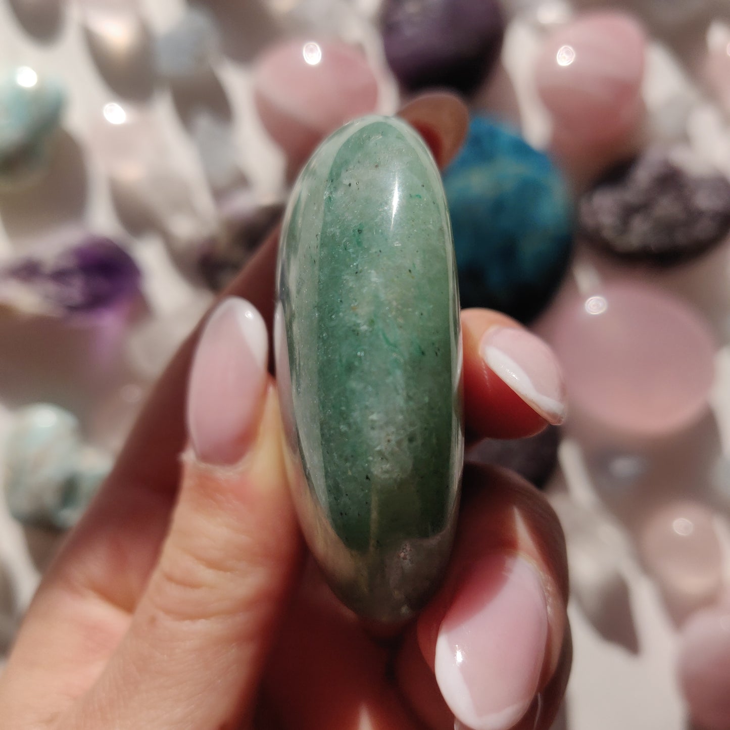 Green Aventurine Palm Stone (#3) - Simply Affinity
