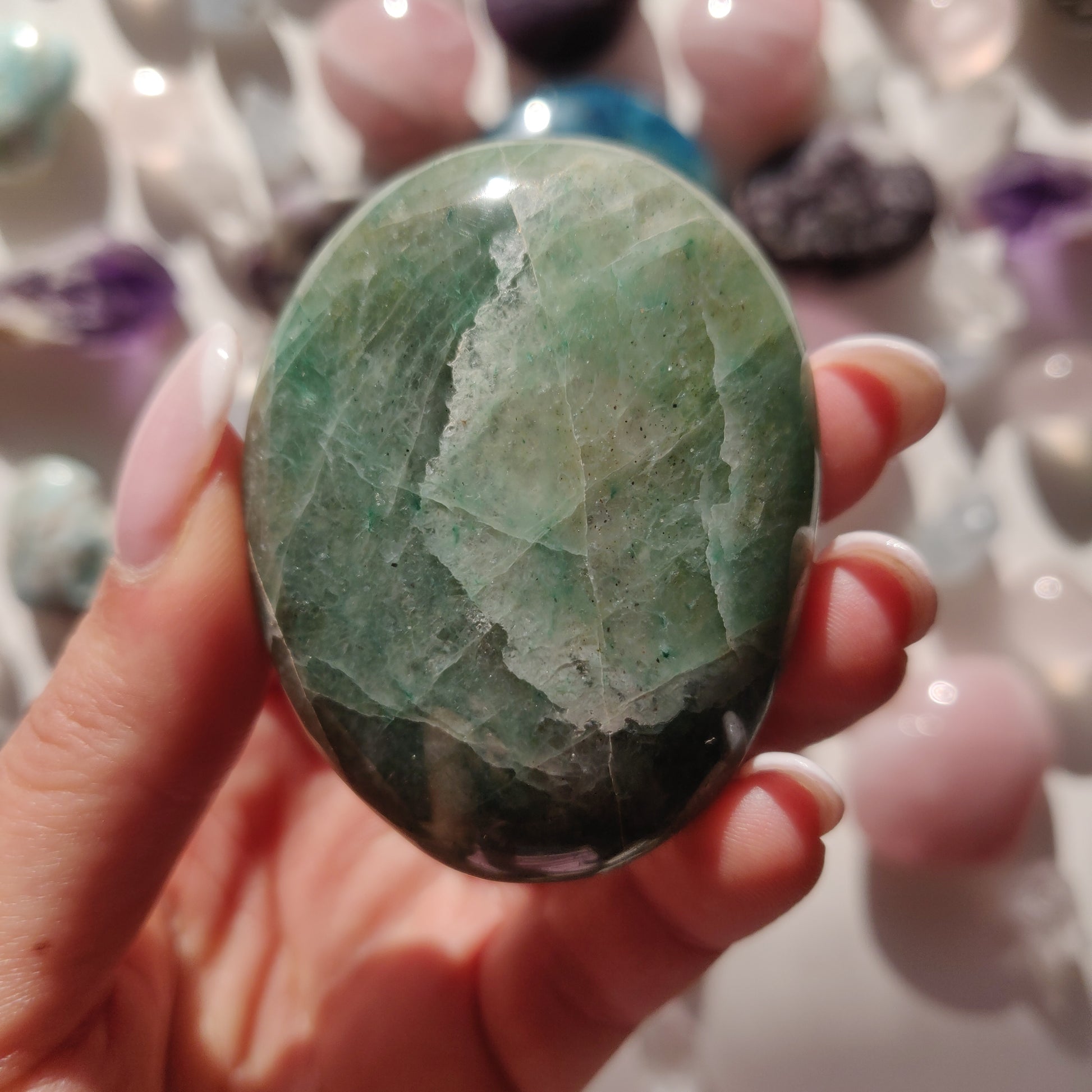 Green Aventurine Palm Stone (#4) - Simply Affinity