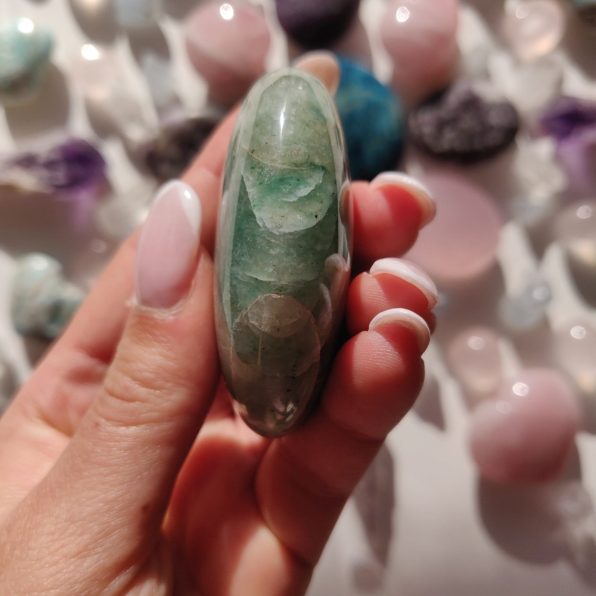 Green Aventurine Palm Stone (#4) - Simply Affinity