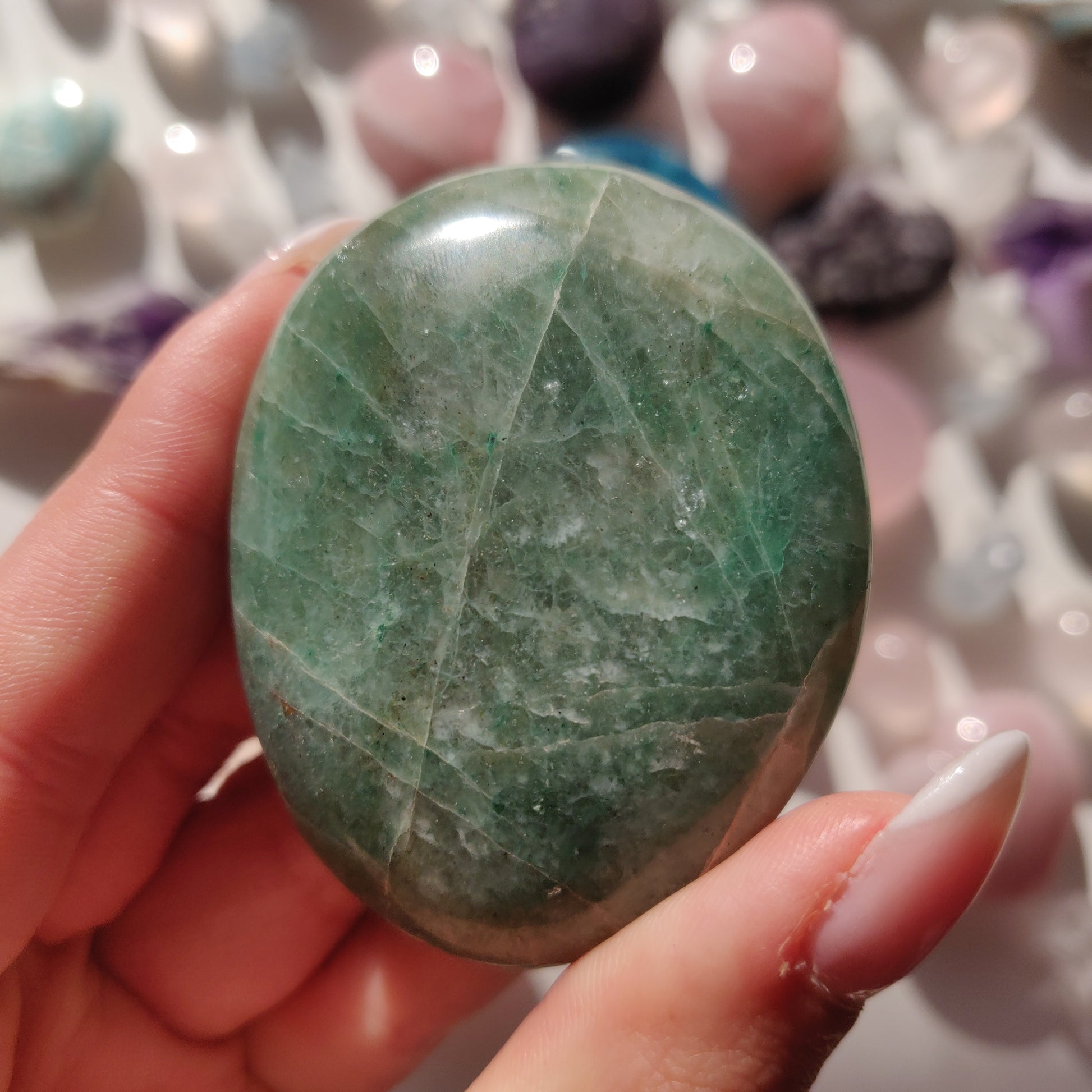 Green Aventurine Palm Stone (#4) - Simply Affinity