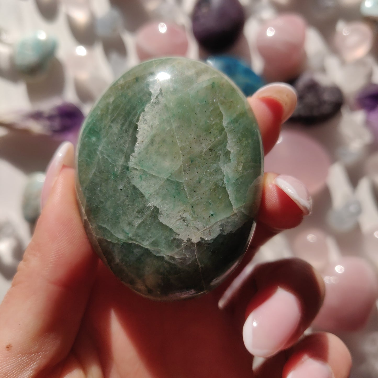 Green Aventurine Palm Stone (#4) - Simply Affinity