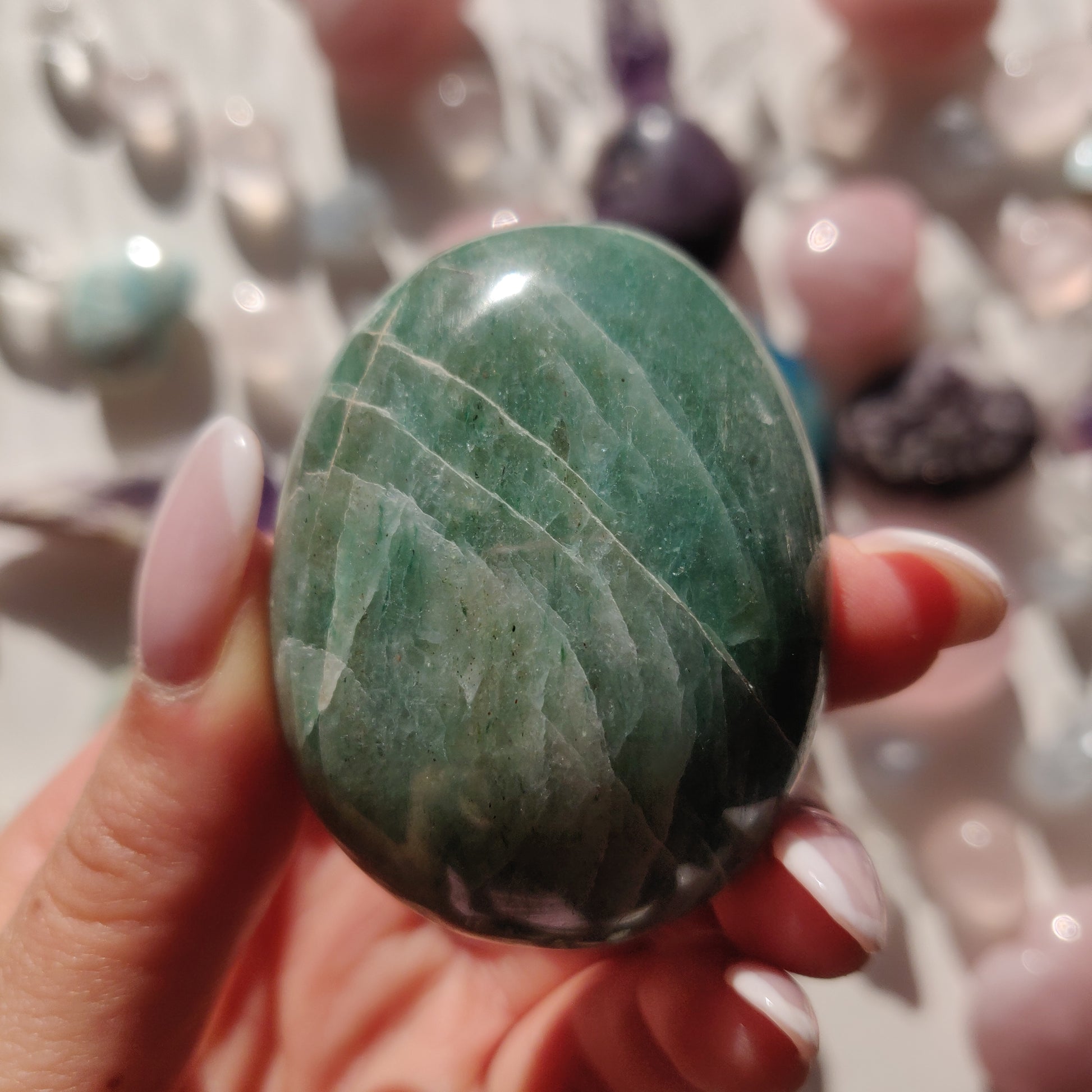 Green Aventurine Palm Stone (#5) - Simply Affinity