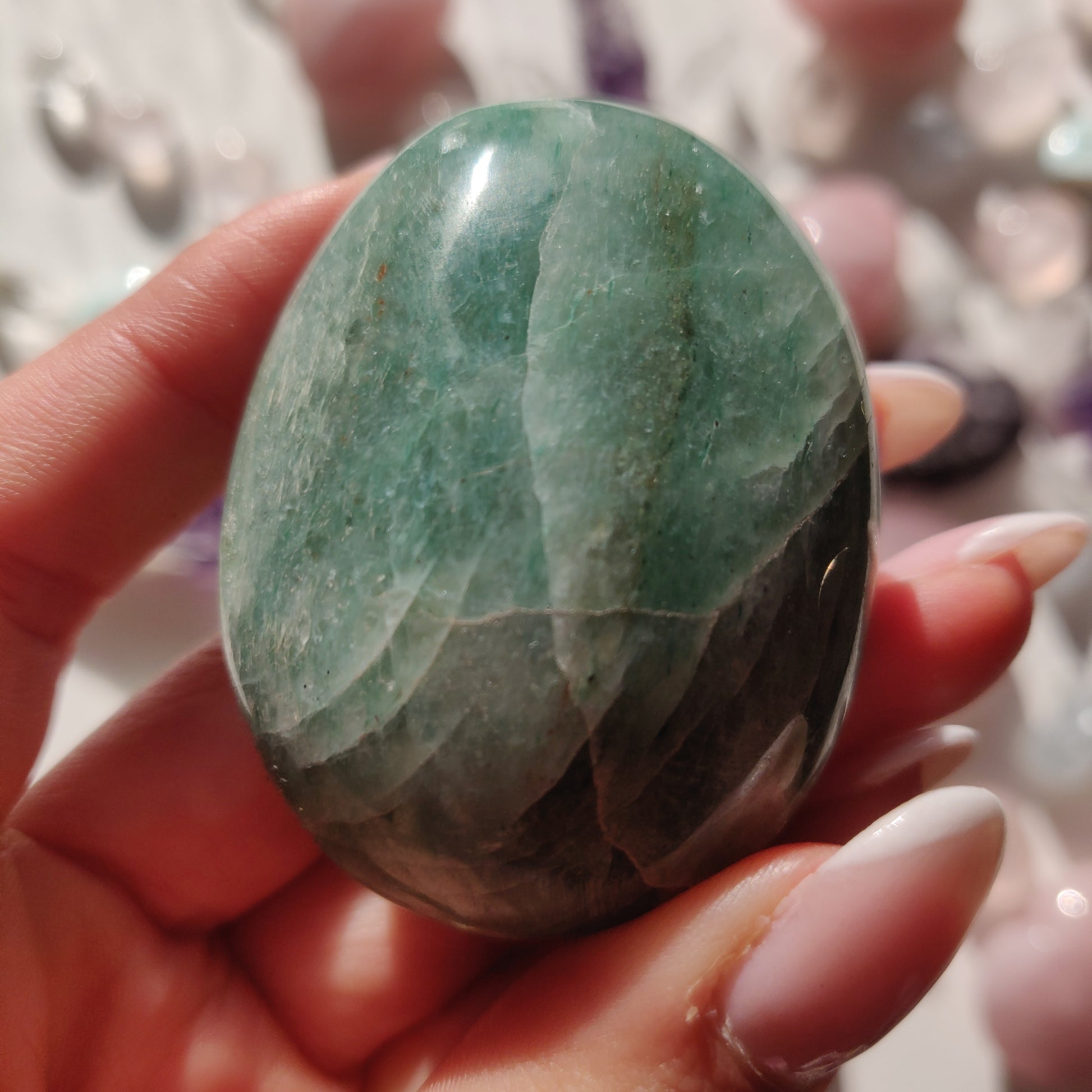 Green Aventurine Palm Stone (#5) - Simply Affinity
