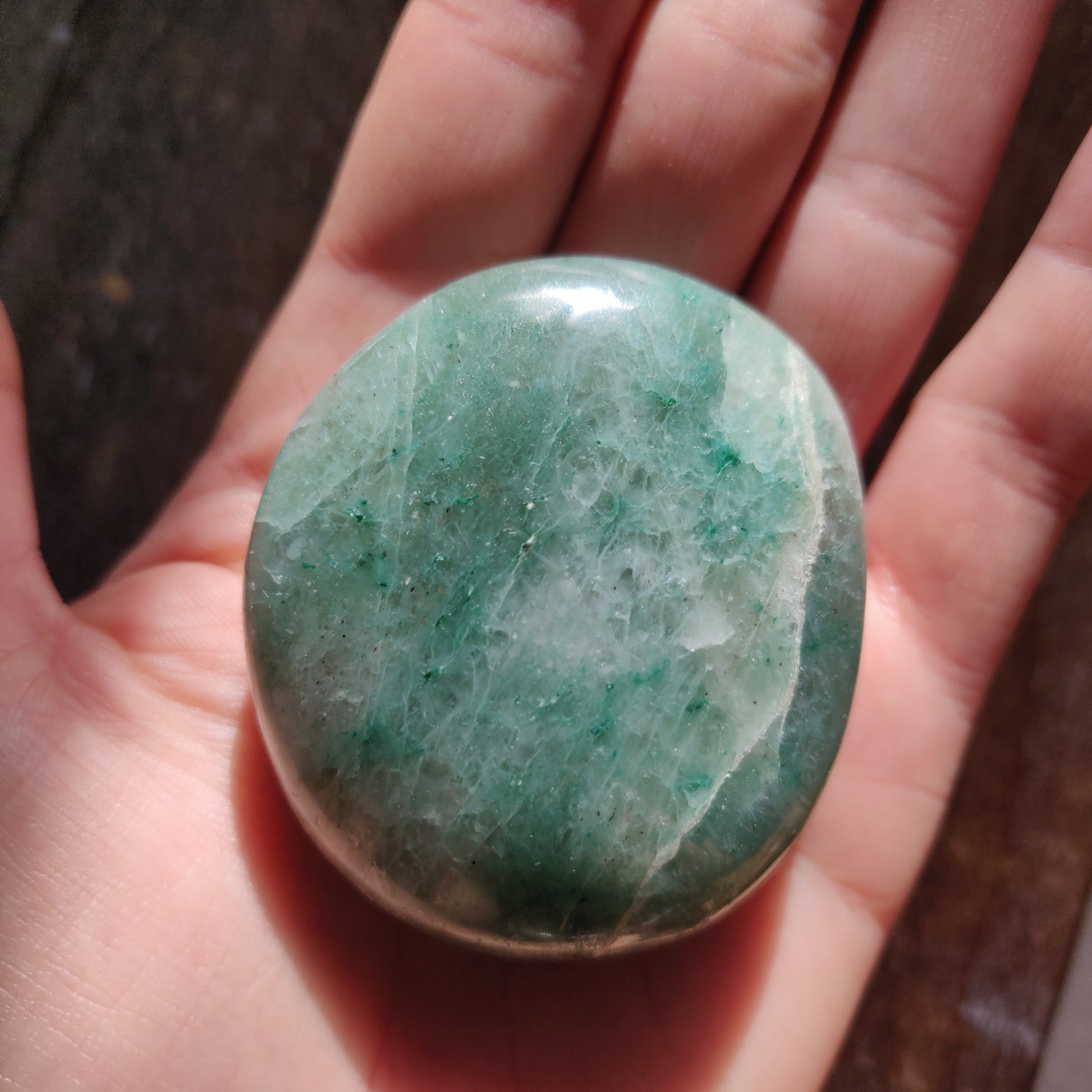 Green Aventurine Palm Stone (#6) - Simply Affinity
