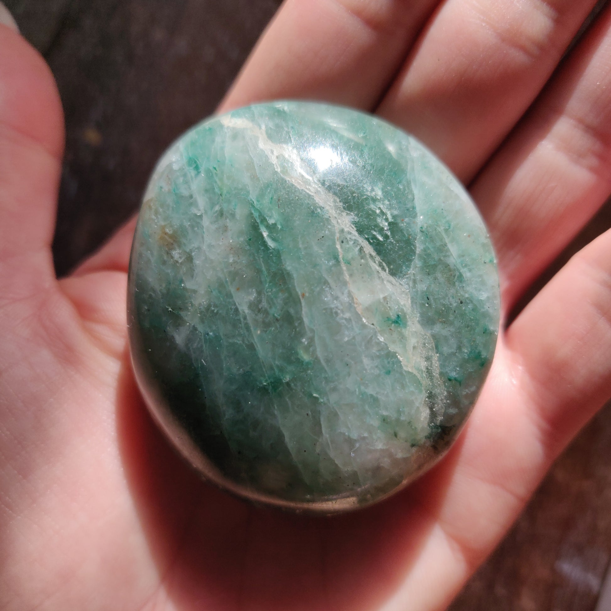 Green Aventurine Palm Stone (#6) - Simply Affinity