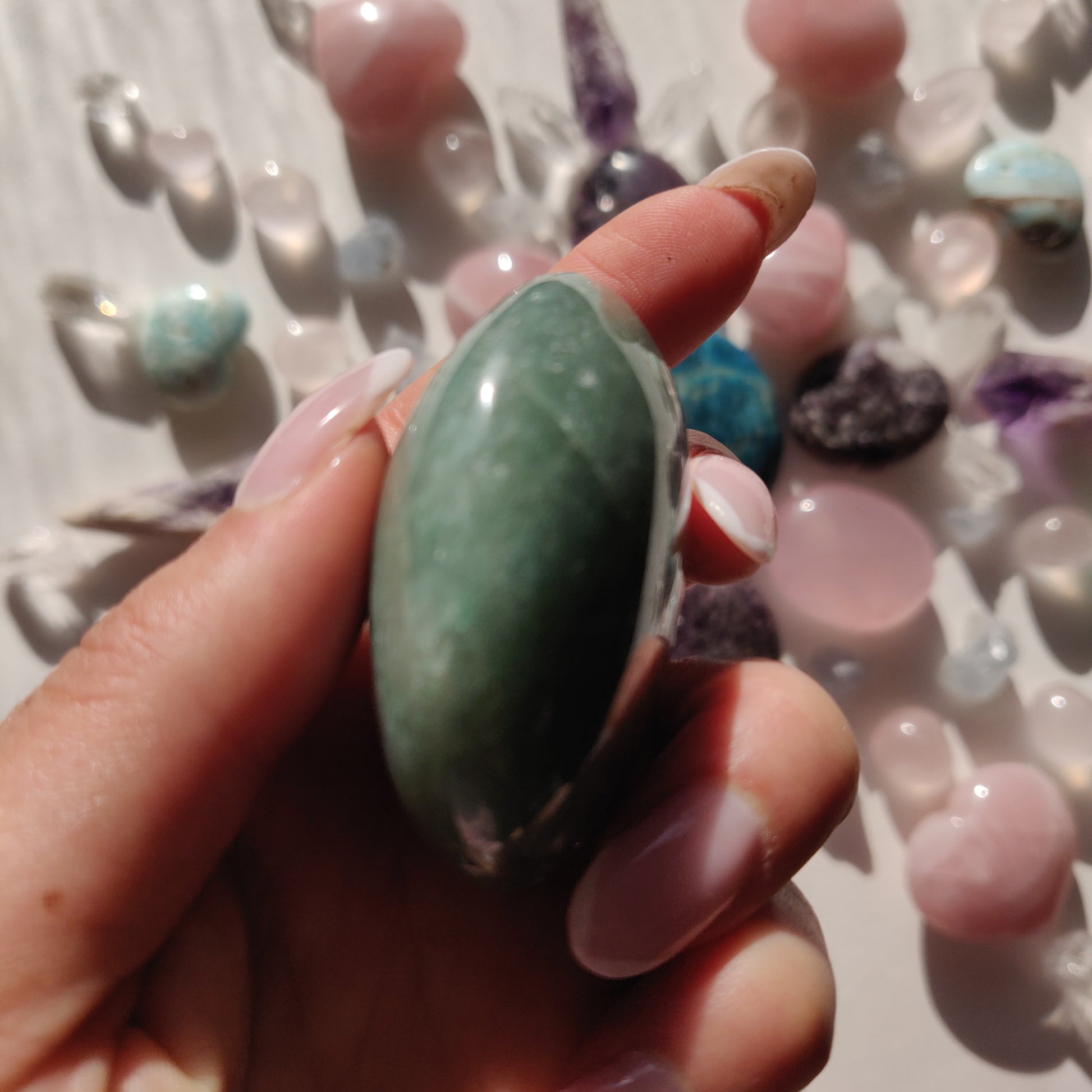 Green Aventurine Palm Stone (#11) - Simply Affinity