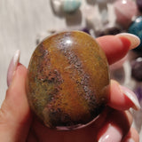 Rainbow Spirit Jasper Palm Stone (#1) - Simply Affinity