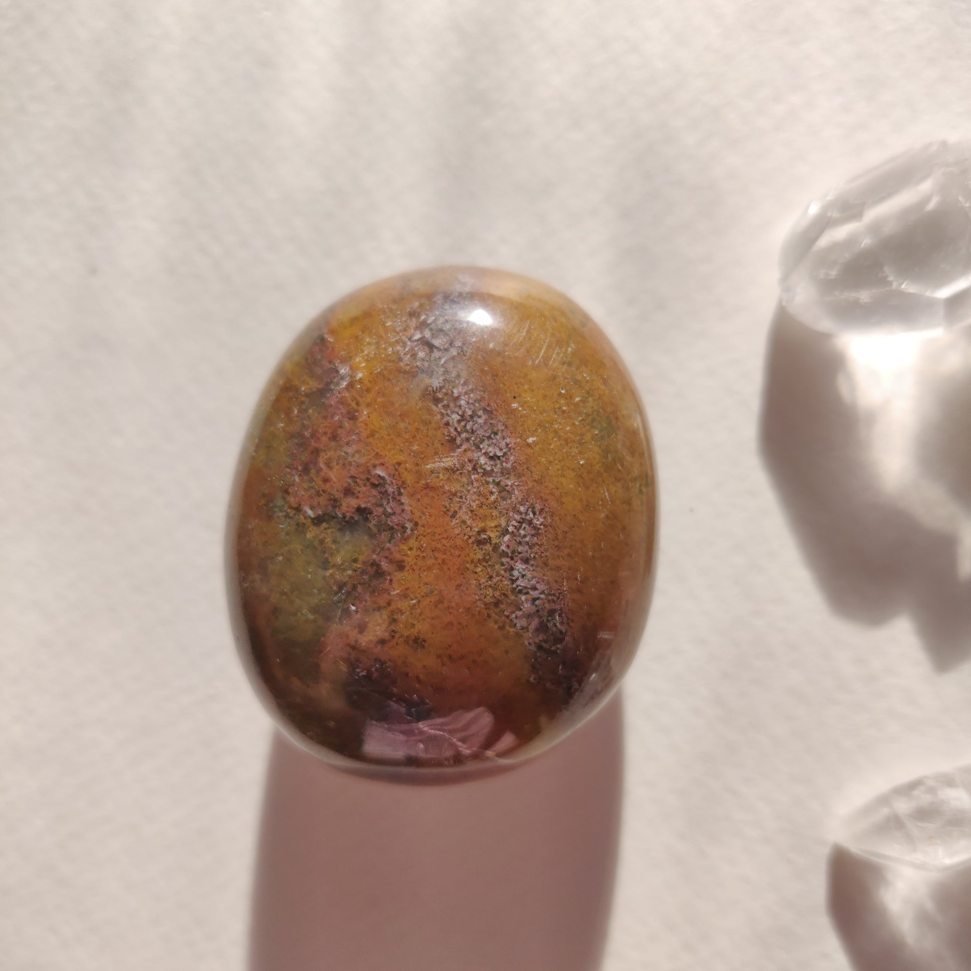 Rainbow Spirit Jasper Palm Stone (#1) - Simply Affinity