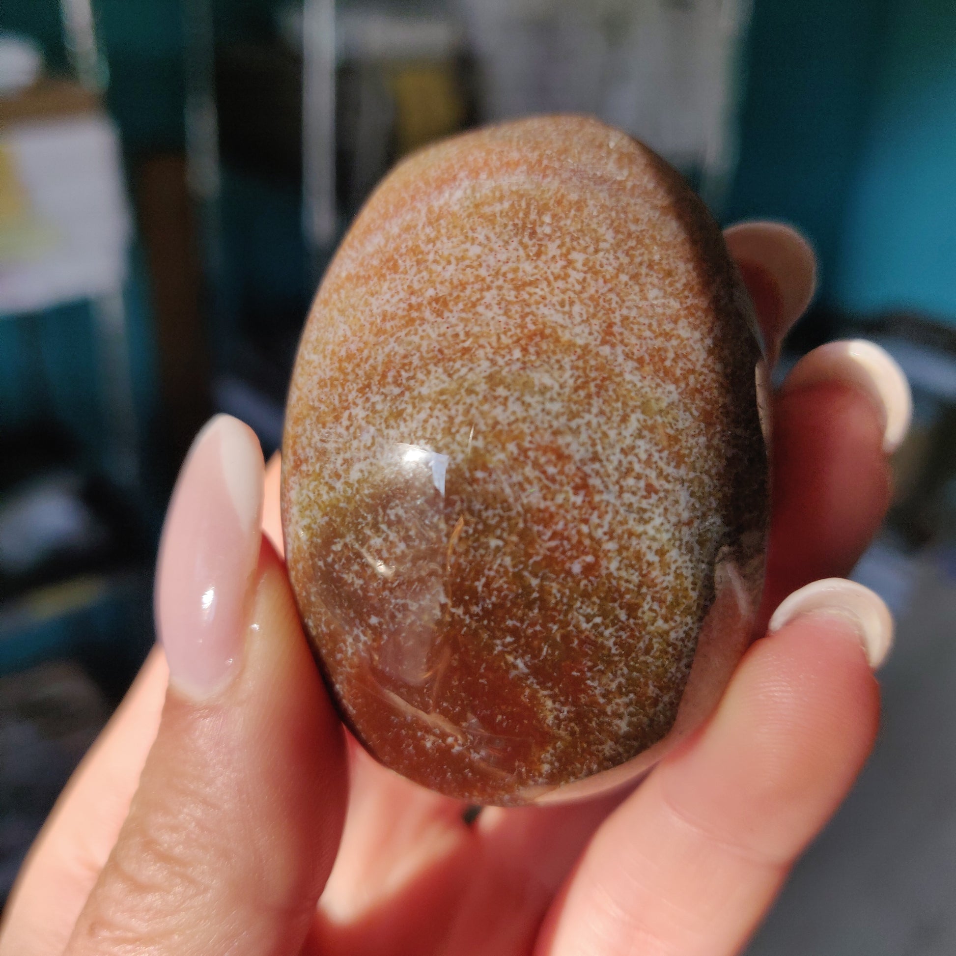 Rainbow Spirit Jasper Palm Stone (#5) - Simply Affinity