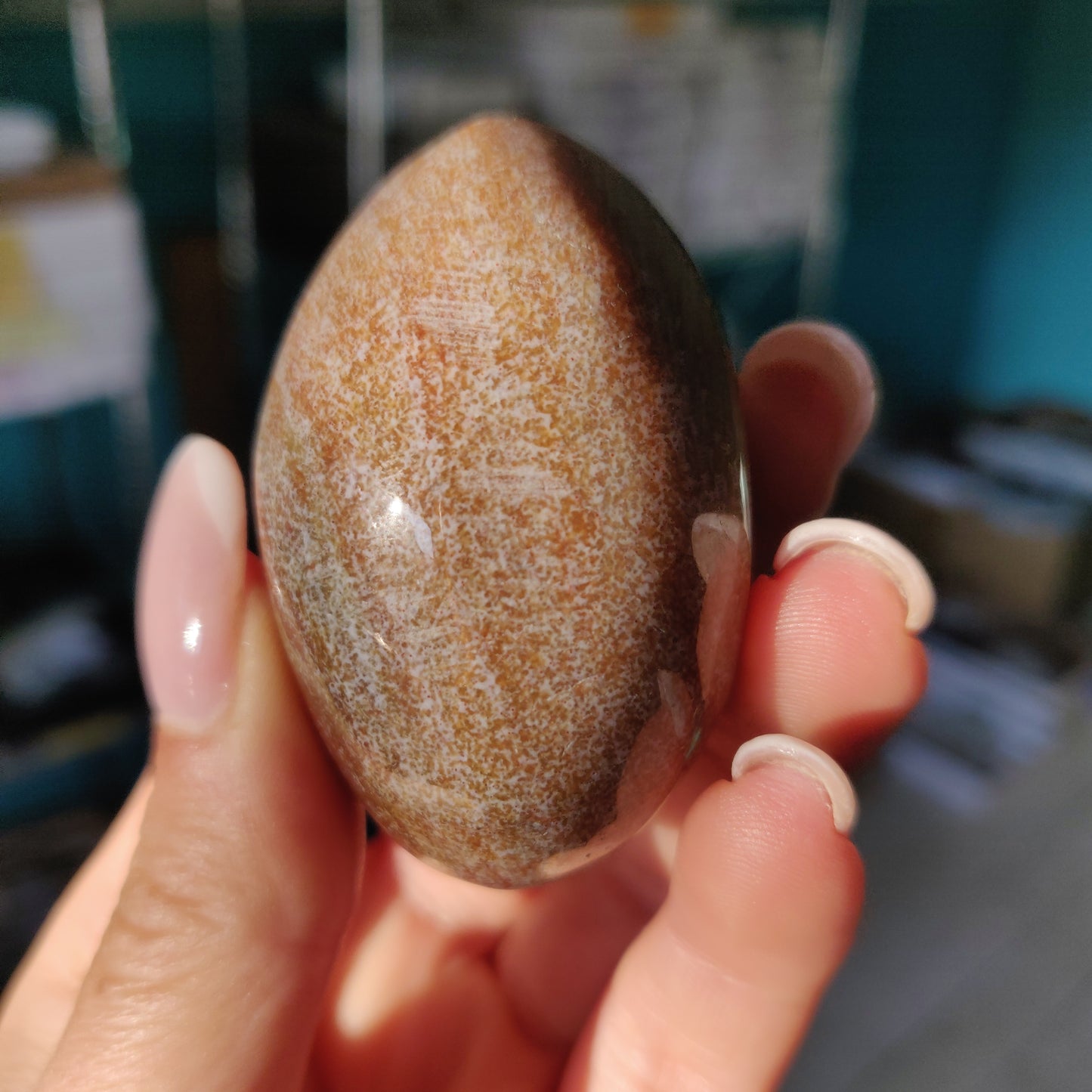 Rainbow Spirit Jasper Palm Stone (#5) - Simply Affinity