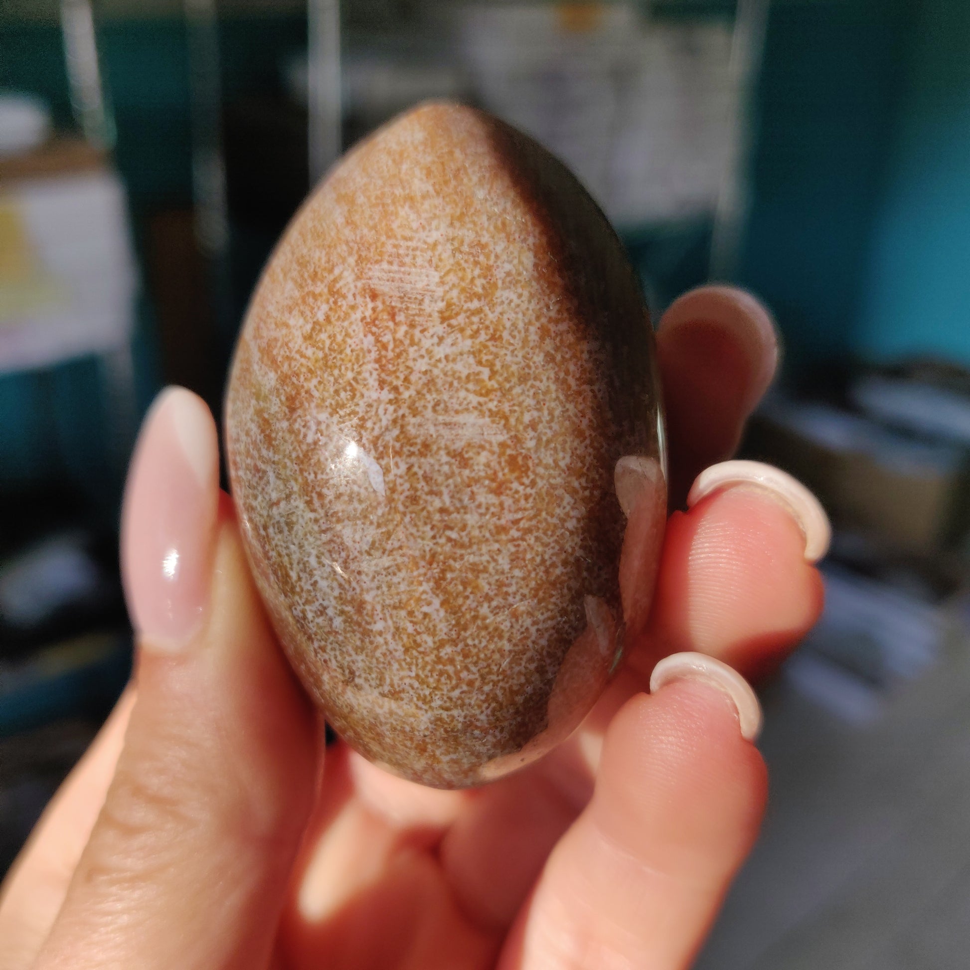 Rainbow Spirit Jasper Palm Stone (#5) - Simply Affinity