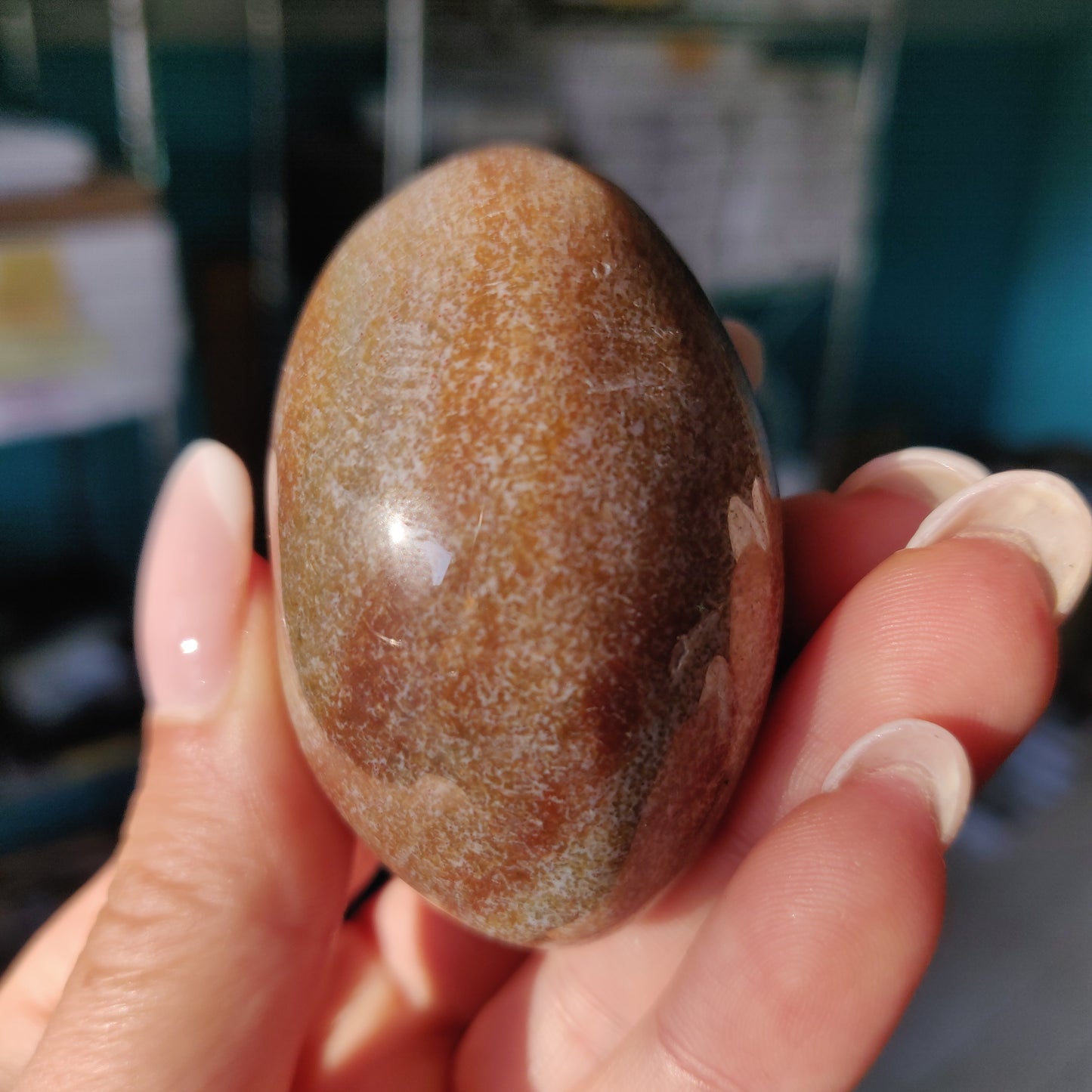 Rainbow Spirit Jasper Palm Stone (#5) - Simply Affinity