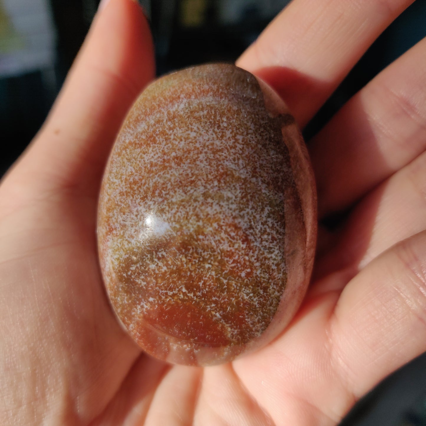 Rainbow Spirit Jasper Palm Stone (#5) - Simply Affinity