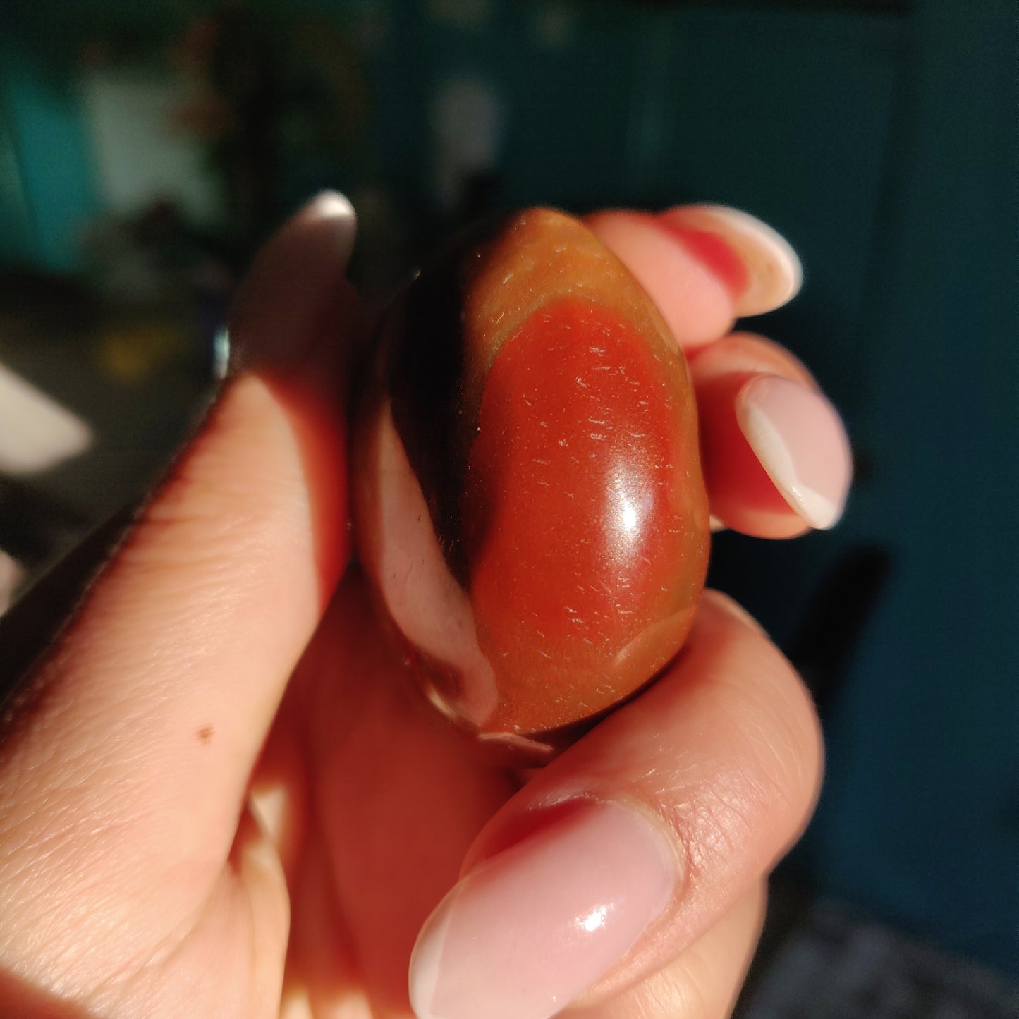 Rainbow Spirit Jasper Palm Stone (#7) - Simply Affinity