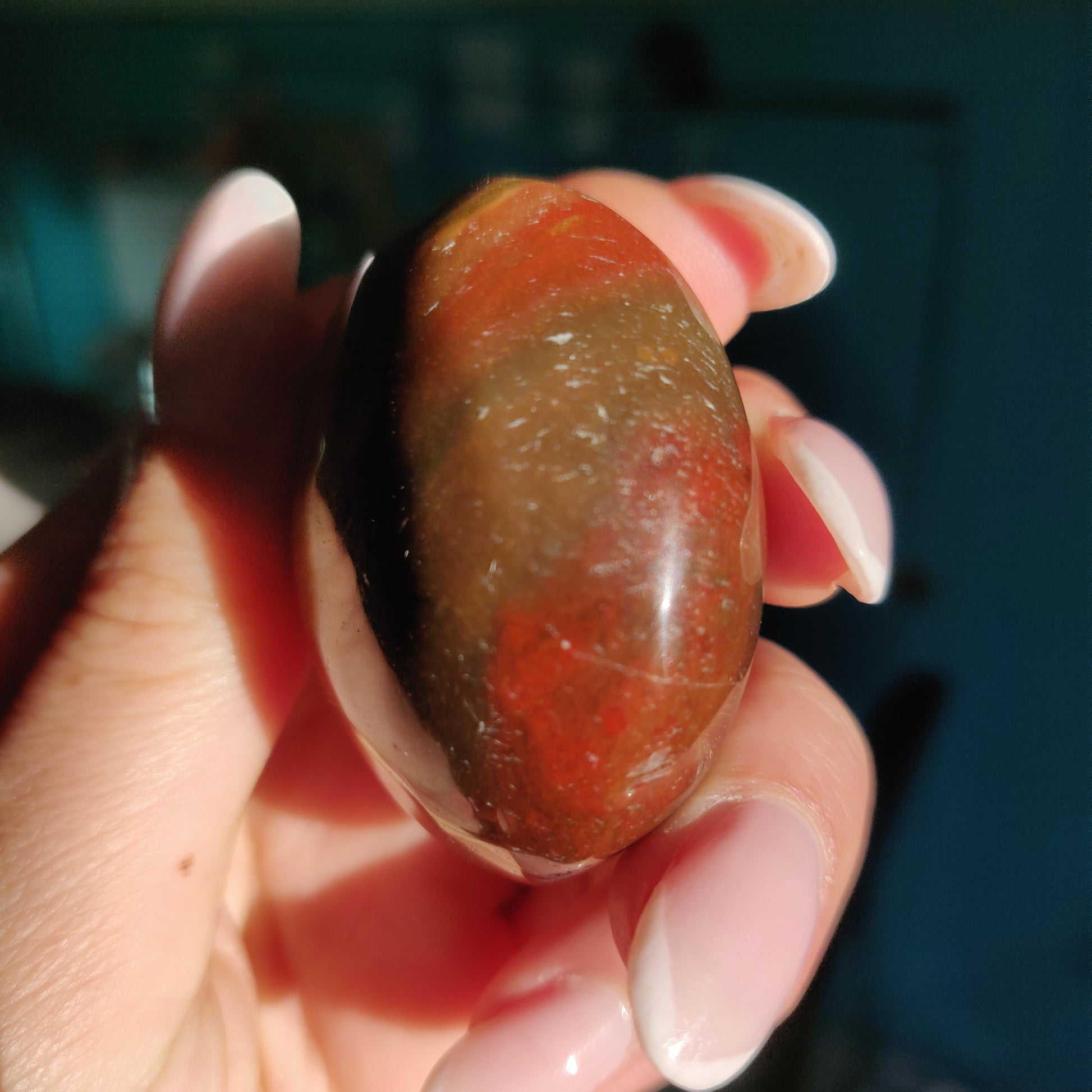 Rainbow Spirit Jasper Palm Stone (#7) - Simply Affinity