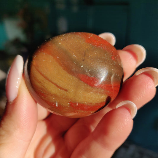 Rainbow Spirit Jasper Palm Stone (#7) - Simply Affinity