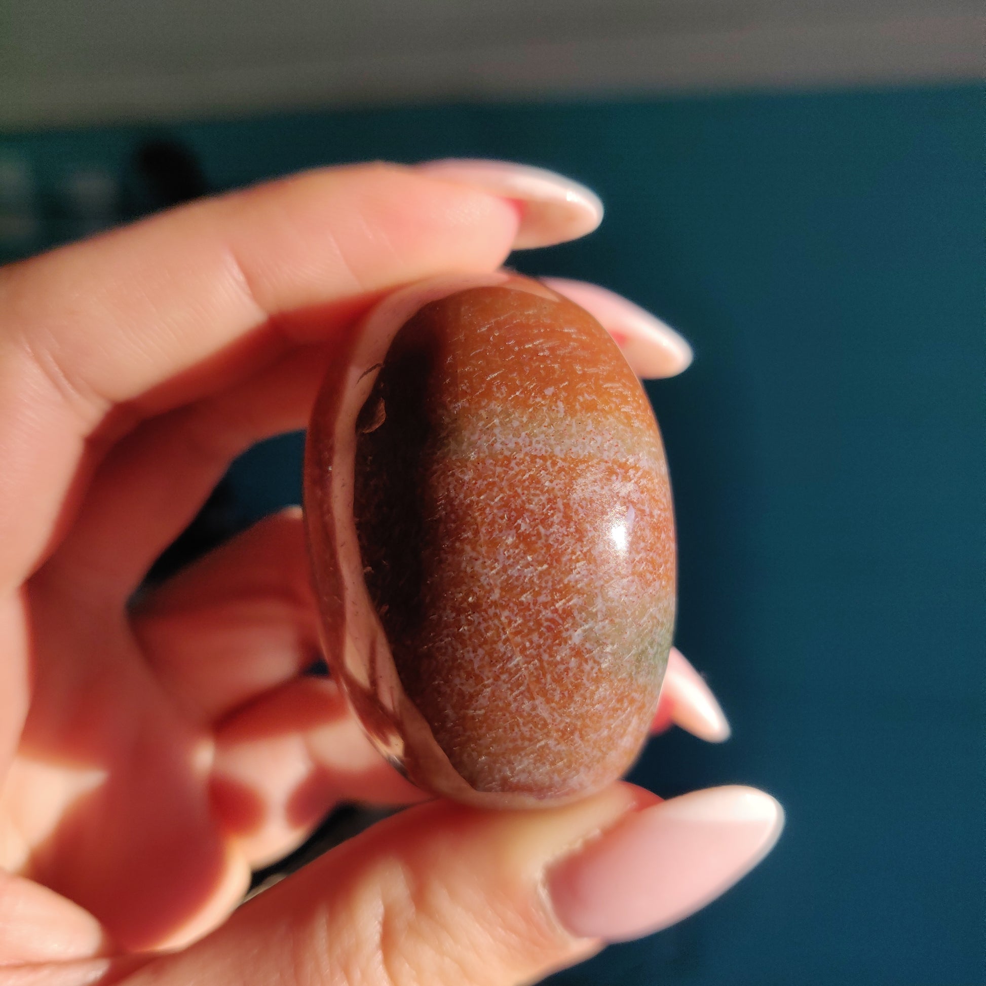 Rainbow Spirit Jasper Palm Stone (#8) - Simply Affinity