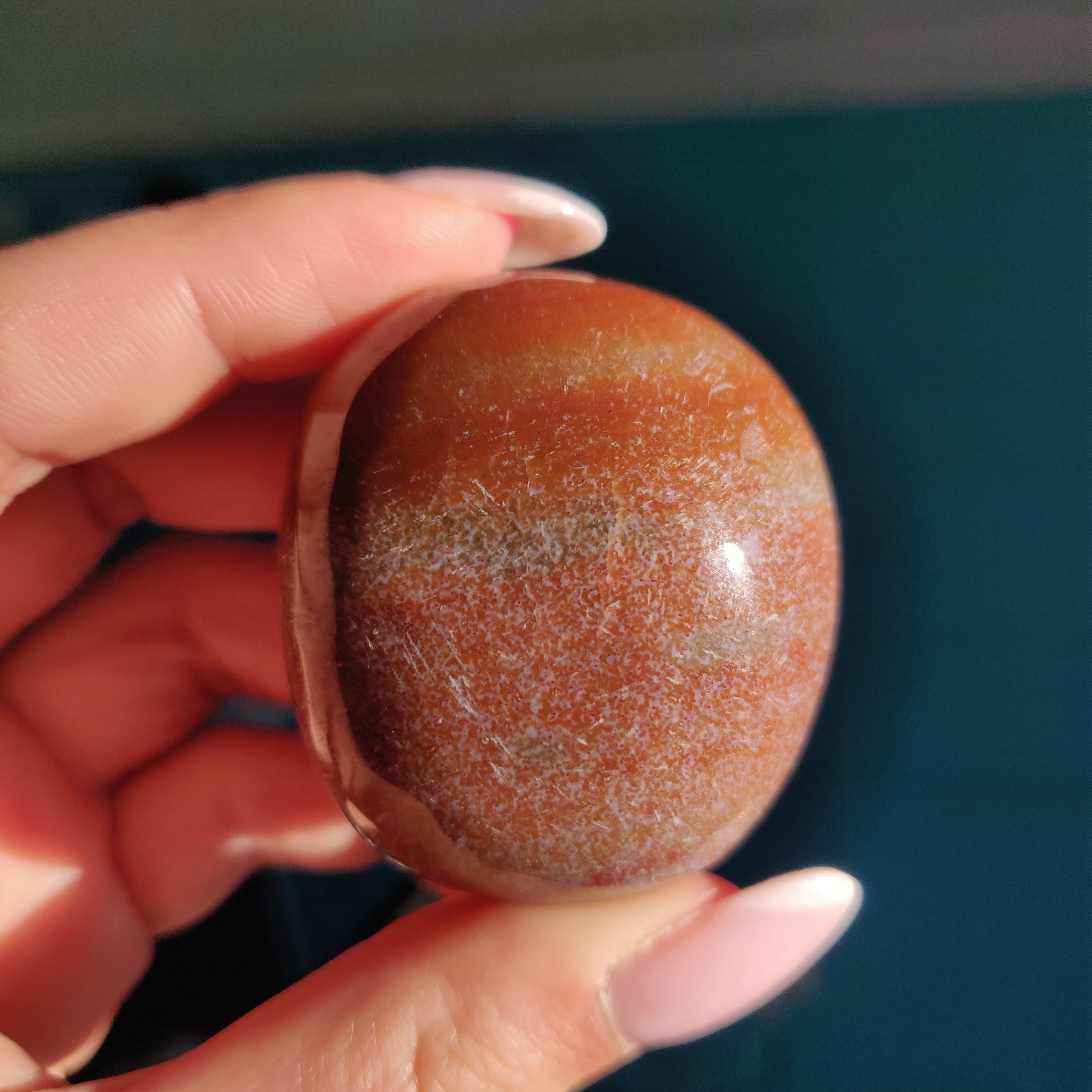 Rainbow Spirit Jasper Palm Stone (#8) - Simply Affinity