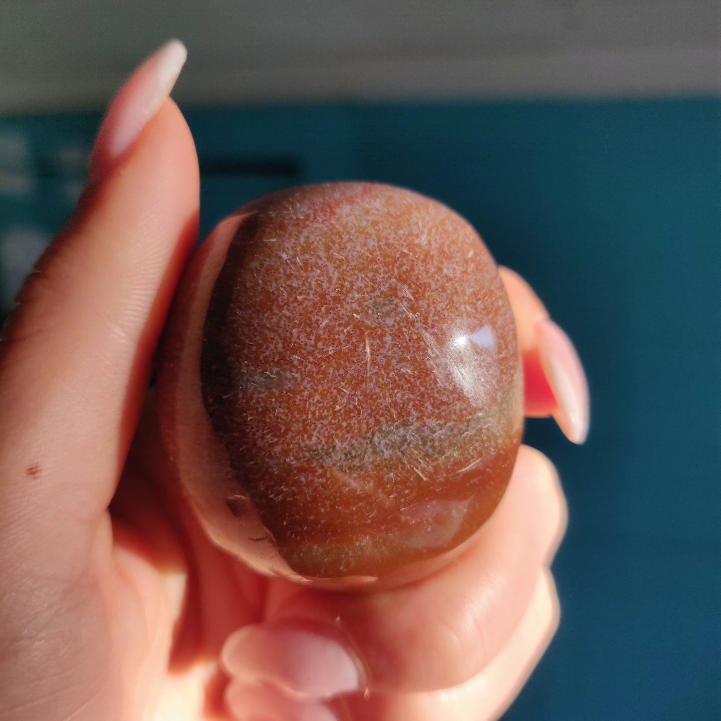 Rainbow Spirit Jasper Palm Stone (#8) - Simply Affinity