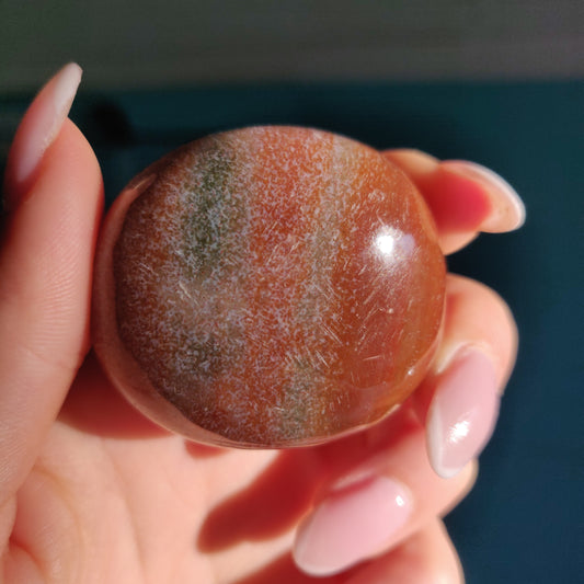 Rainbow Spirit Jasper Palm Stone (#8) - Simply Affinity