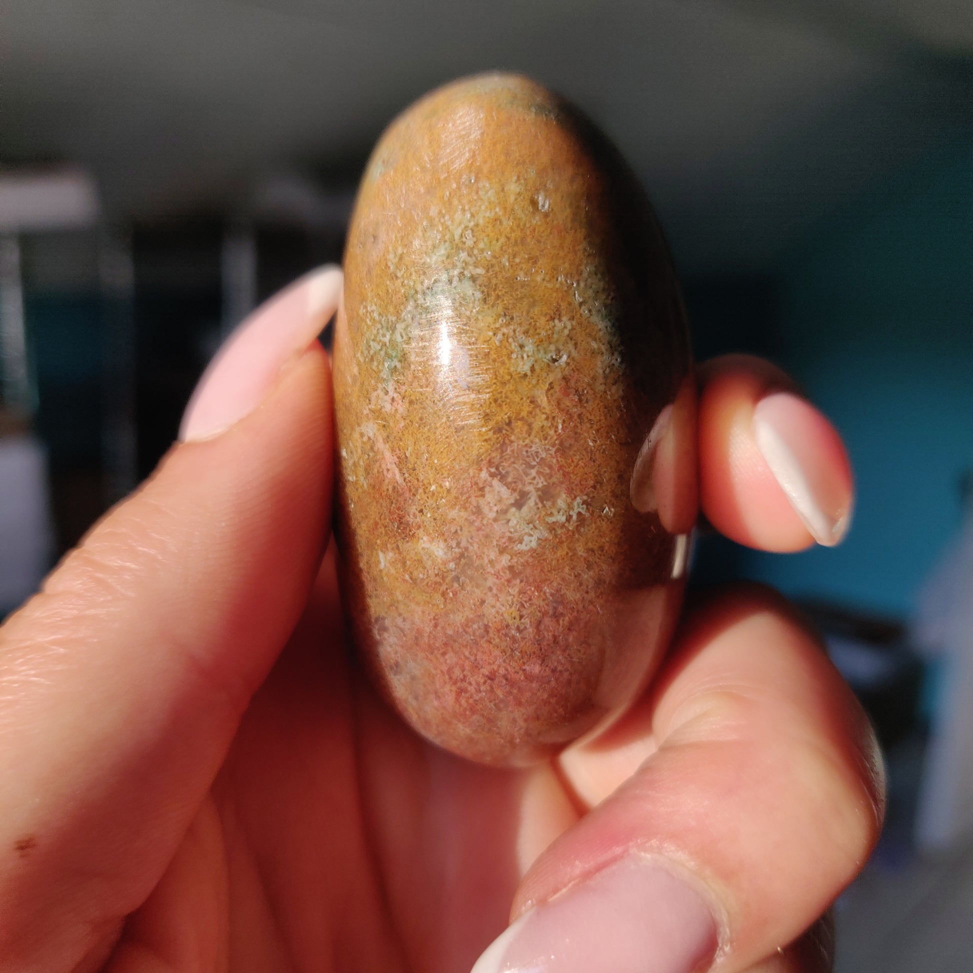 Rainbow Spirit Jasper Palm Stone (#10) - Simply Affinity
