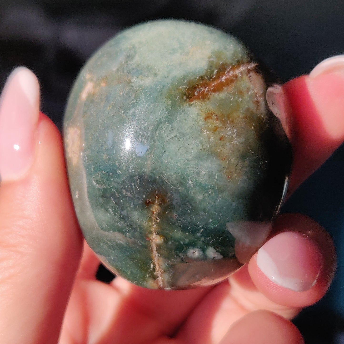 Rainbow Spirit Jasper Palm Stone (#14) - Simply Affinity