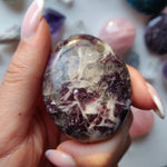 Lepidolite in Quartz Pocket Stone (#22) - Simply Affinity