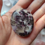 Lepidolite in Quartz Pocket Stone (#22) - Simply Affinity