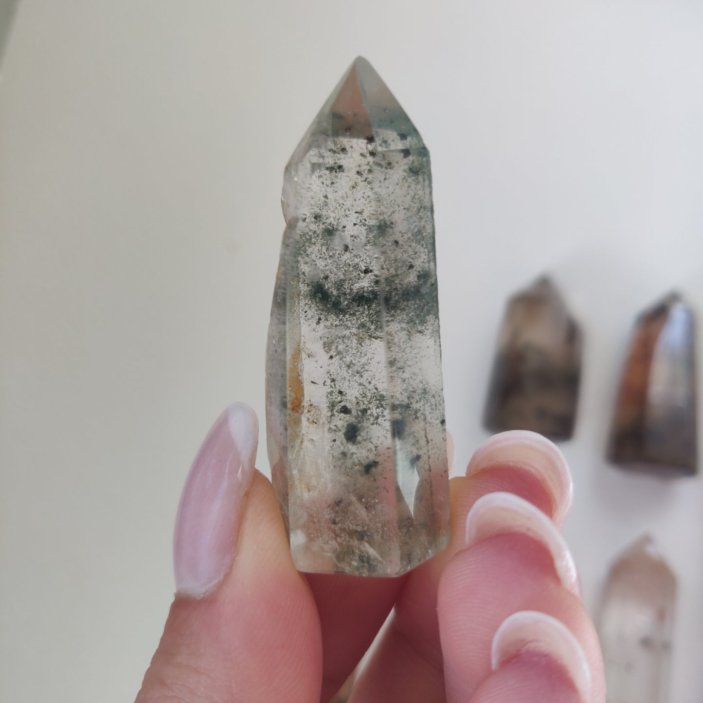 Garden Quartz Point, Lodolite Point (#1G) - Simply Affinity