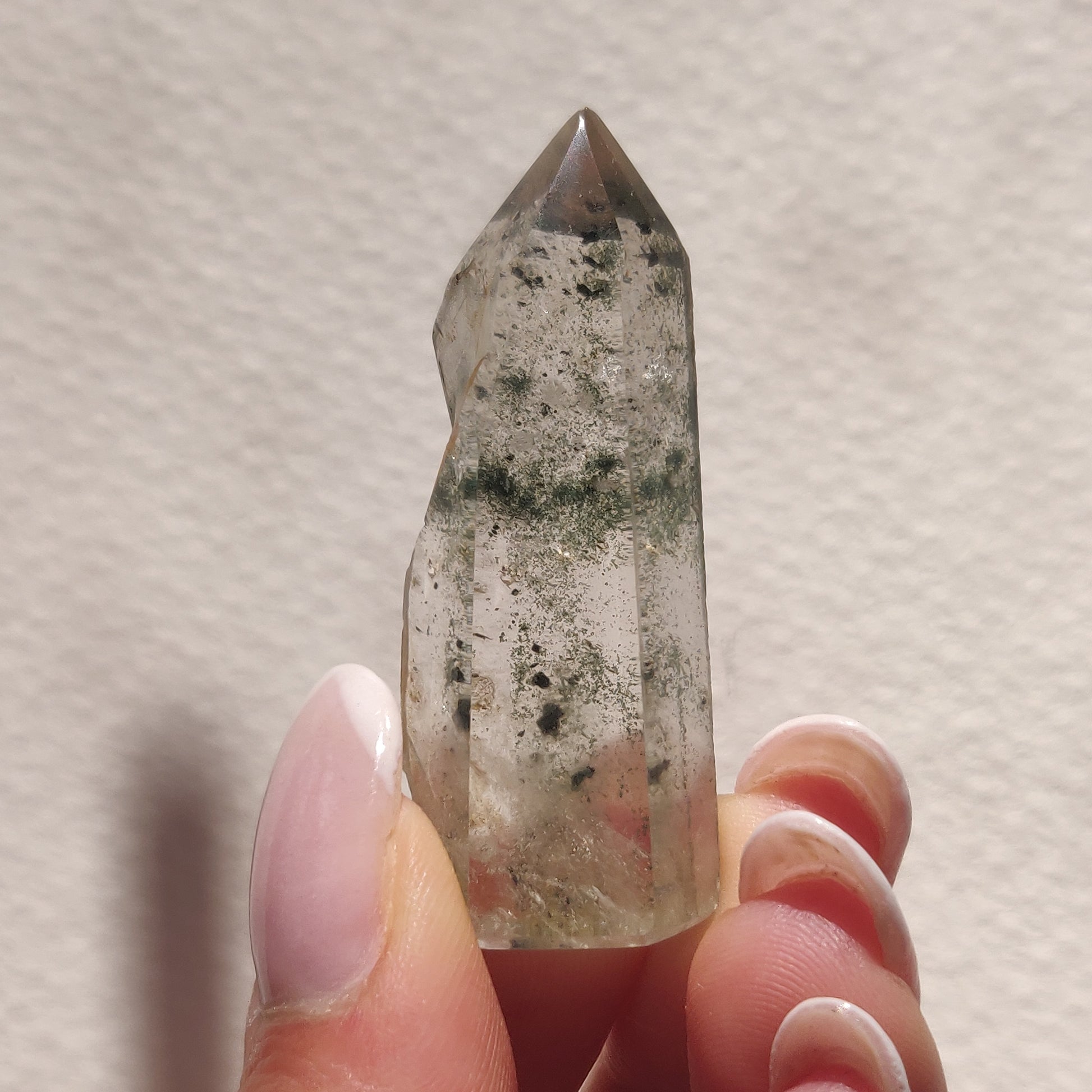 Garden Quartz Point, Lodolite Point (#1G) - Simply Affinity