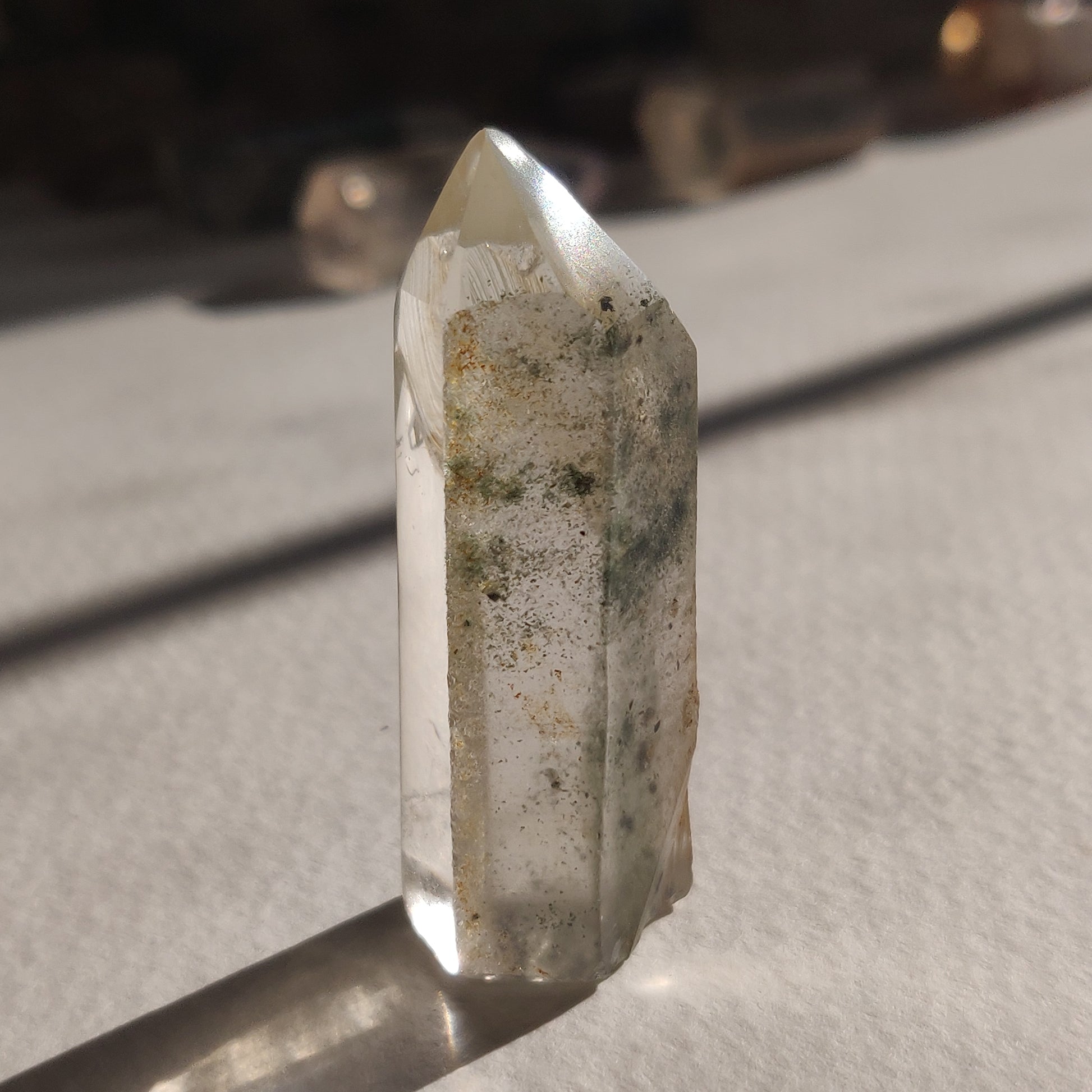 Garden Quartz Point, Lodolite Point (#1G) - Simply Affinity